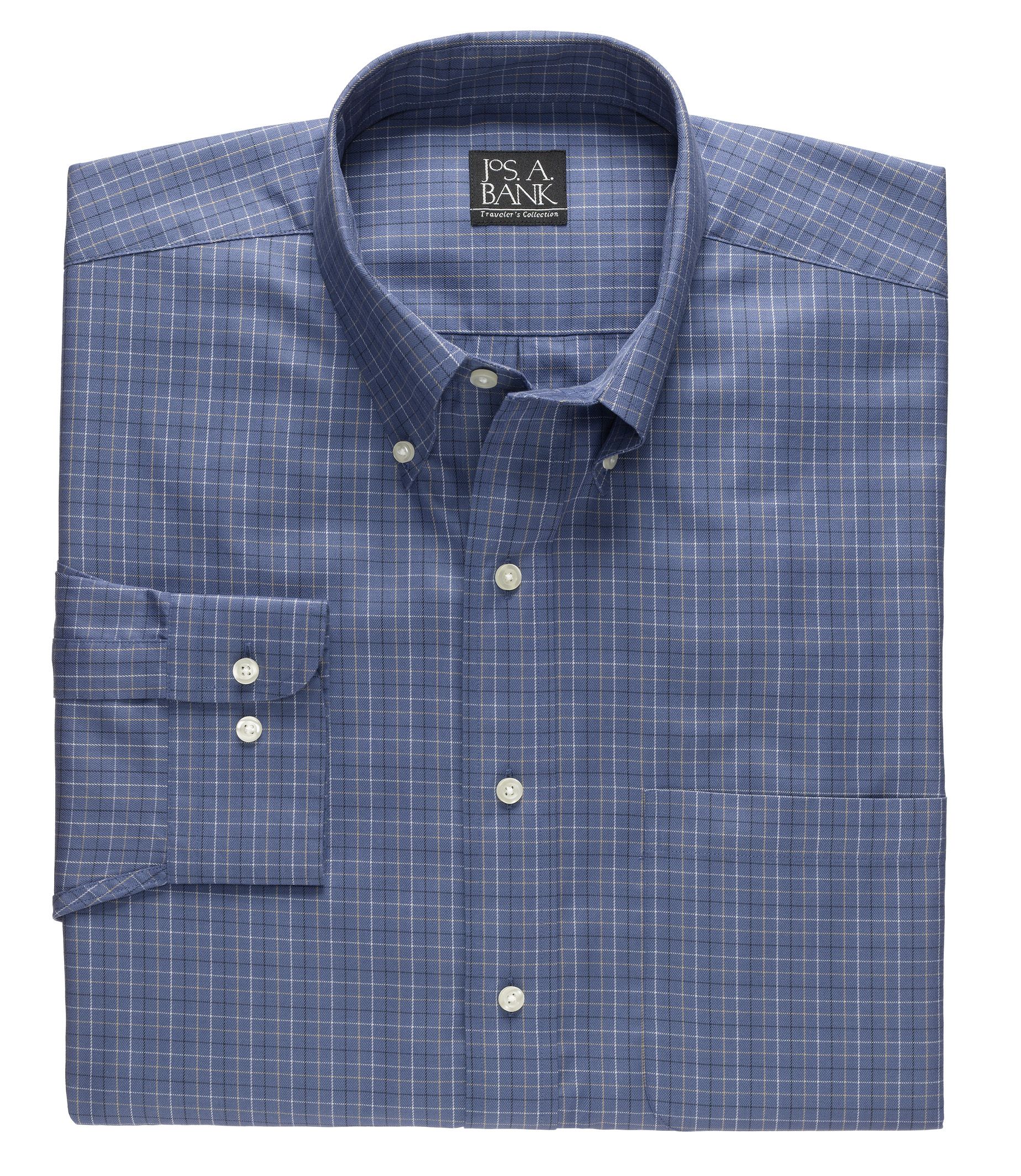 Traveler Tailored Fit Buttondown Long-Sleeve Sportshirt