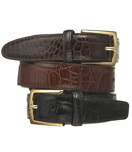 Moc Croc Dress Belt- Sizes 50-52