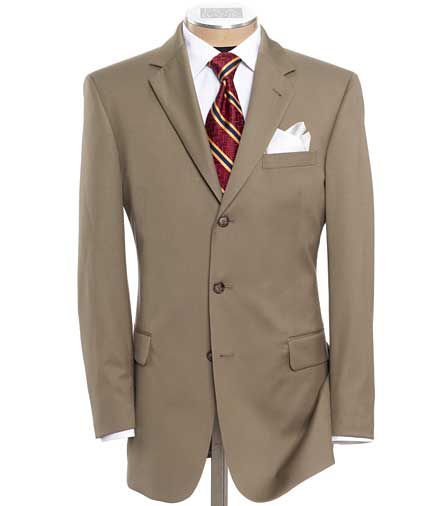 Signature 3-Button Wool Suit- Sizes 44 X-Long-52