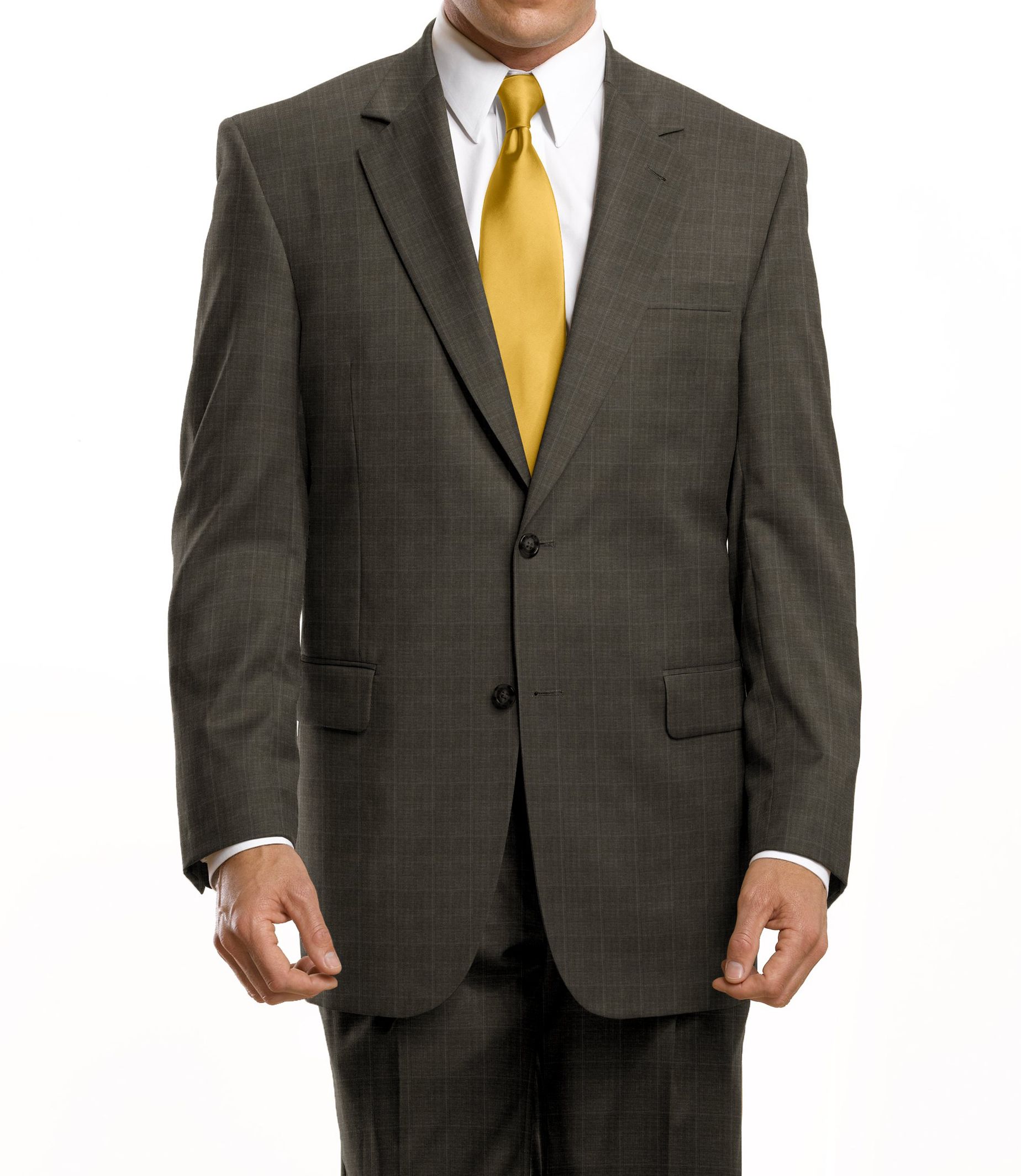 Executive 2-Button Wool Suit- Sizes 52 X-long-56