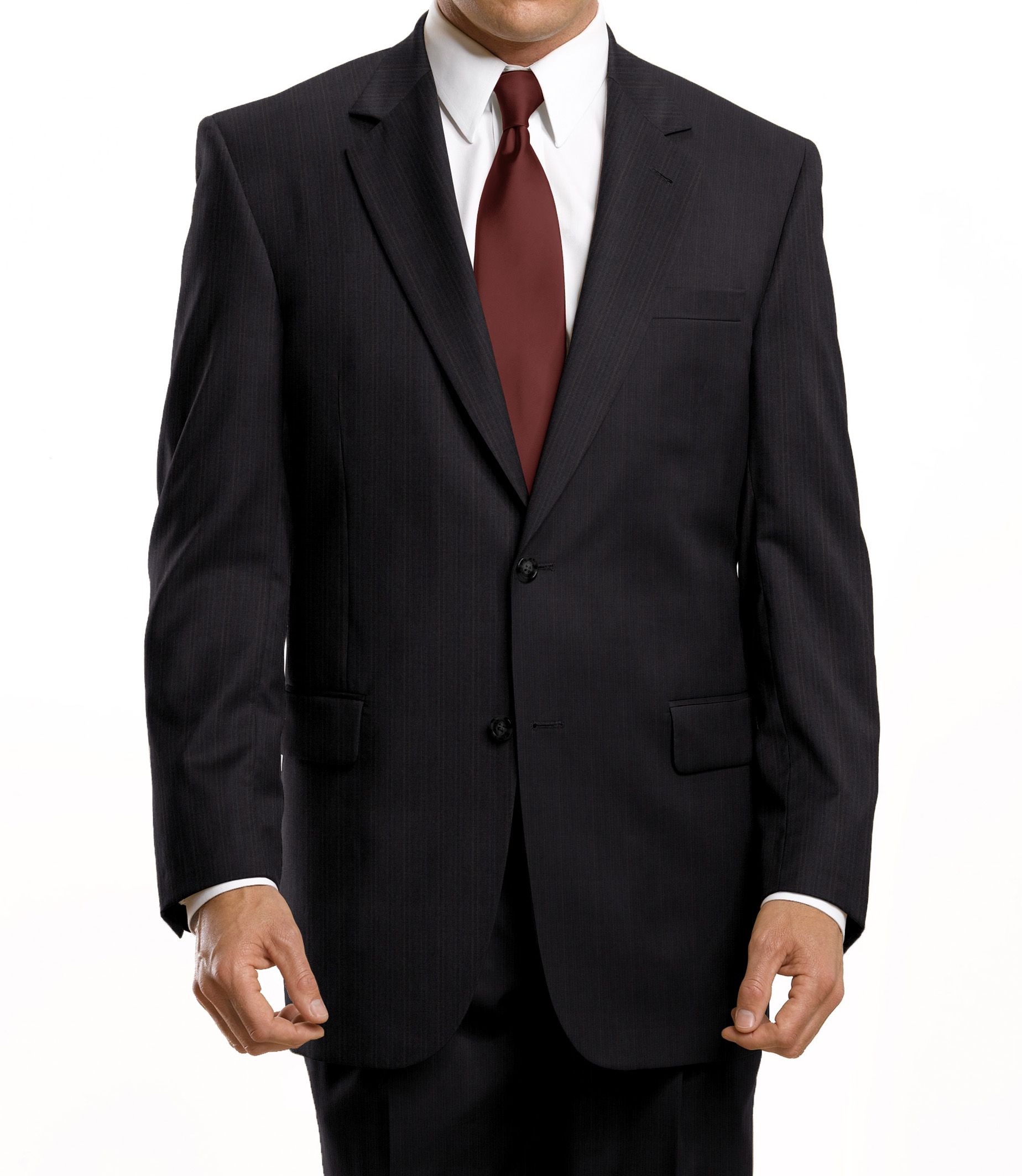 Signature 2 Button Pattern Wool Suit