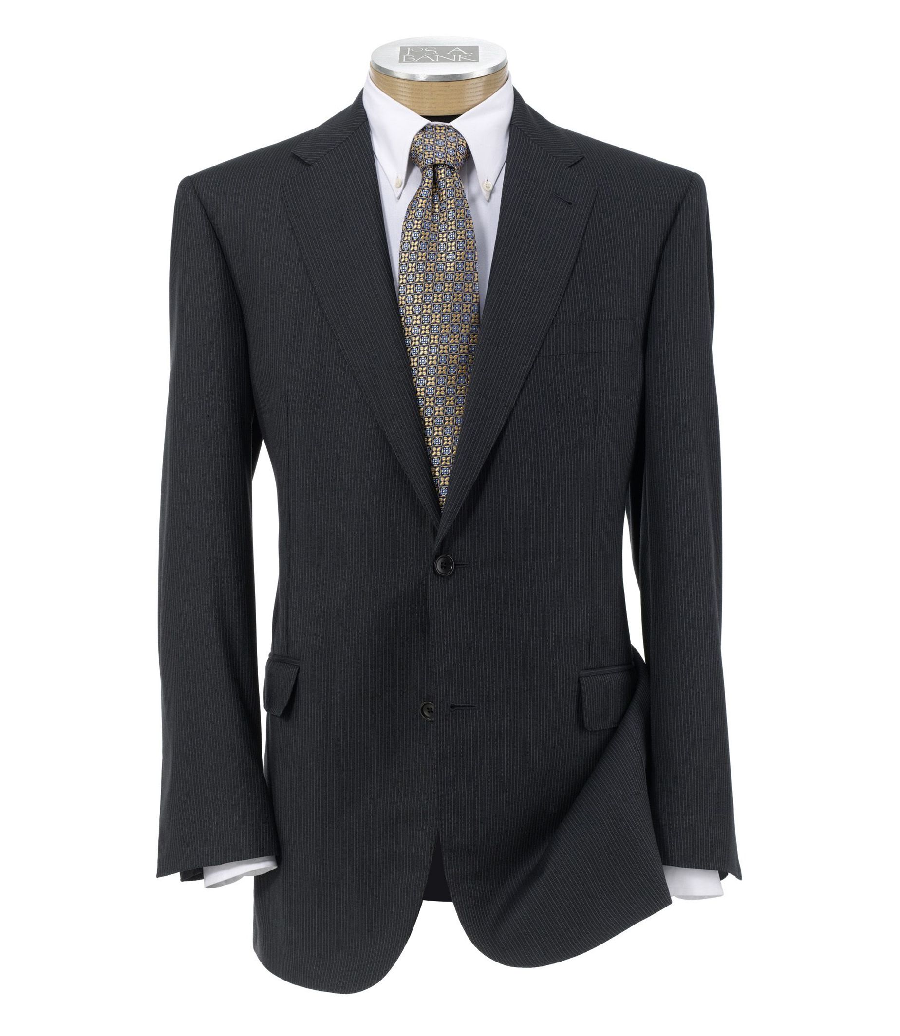 Signature Platinum Wool 2-Button Side Vent Suits- Sizes 48-52