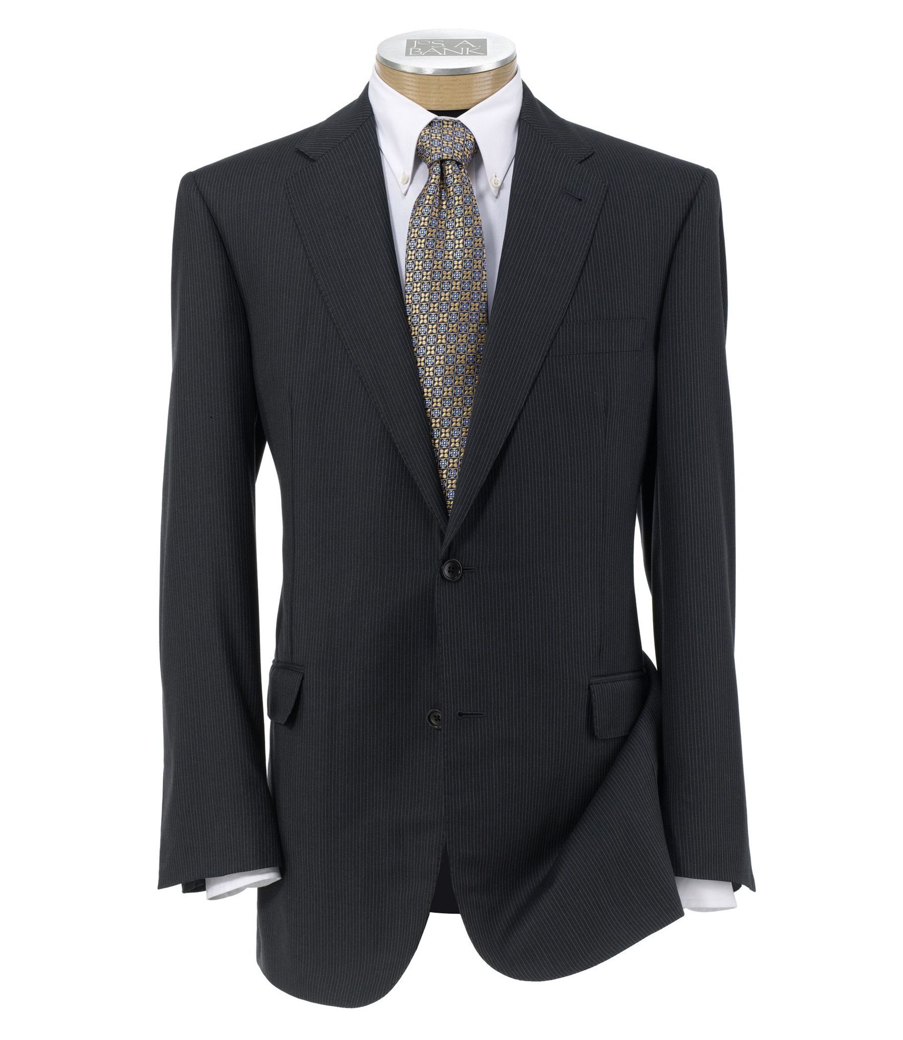 Signature Platinum Wool 2-Button Side Vent Suits