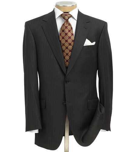 Signature Gold 3-Button Wool Suit- Sizes 44 X-Long-52