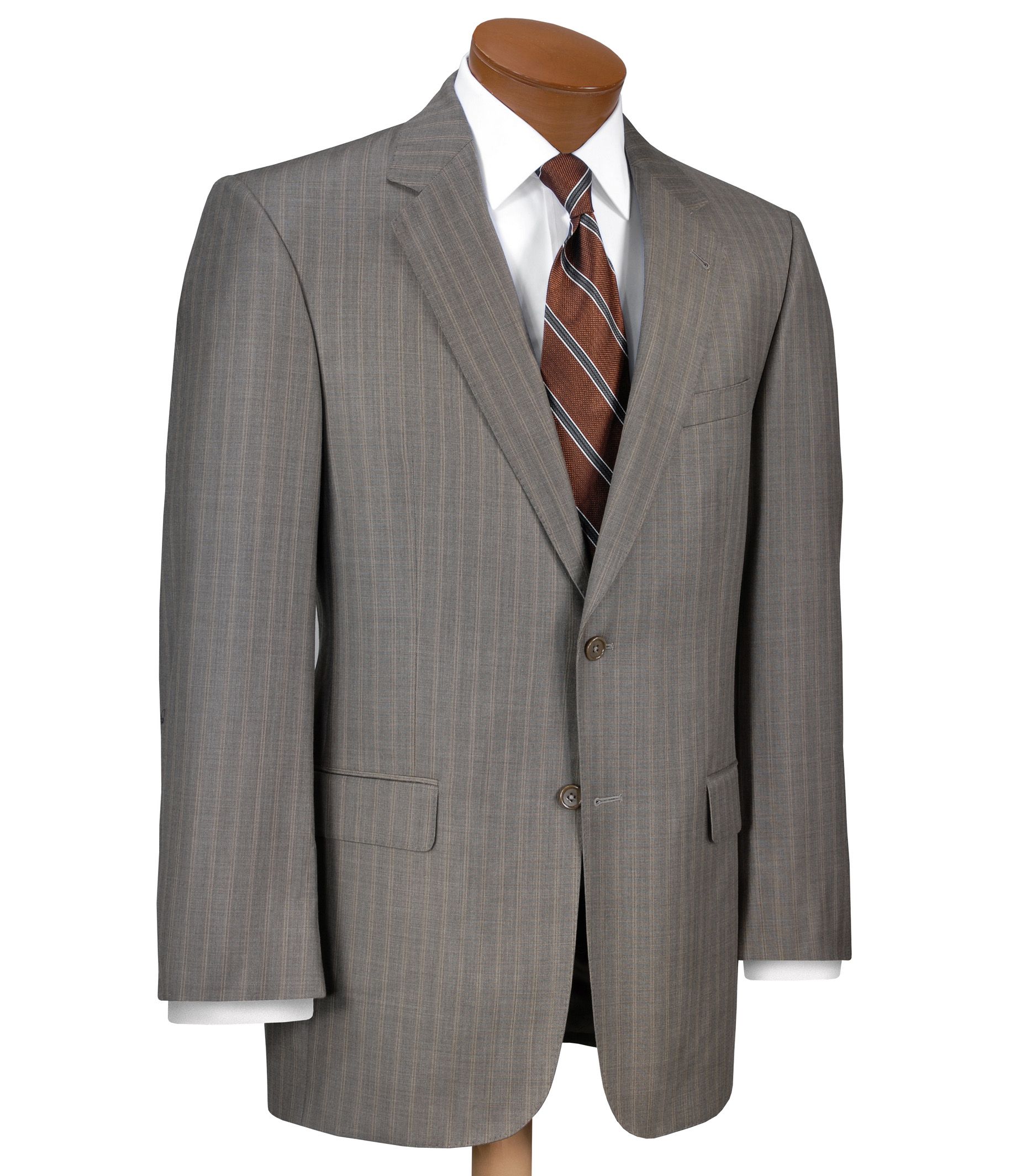 Signature Gold 2-Button Wool Suit- Sizes 44 X-Long-52