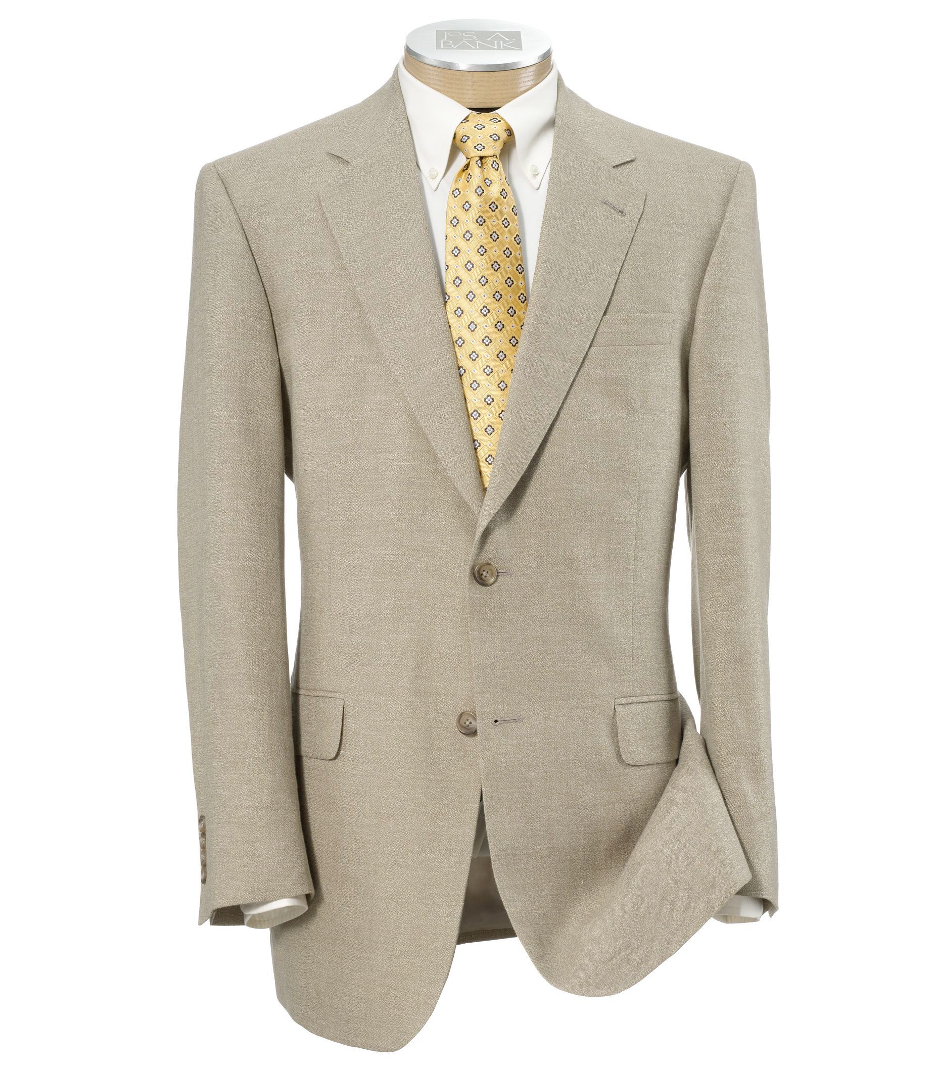 Tropical Blend 2-Button Linen/Wool Sportcoat- Sizes 44-52