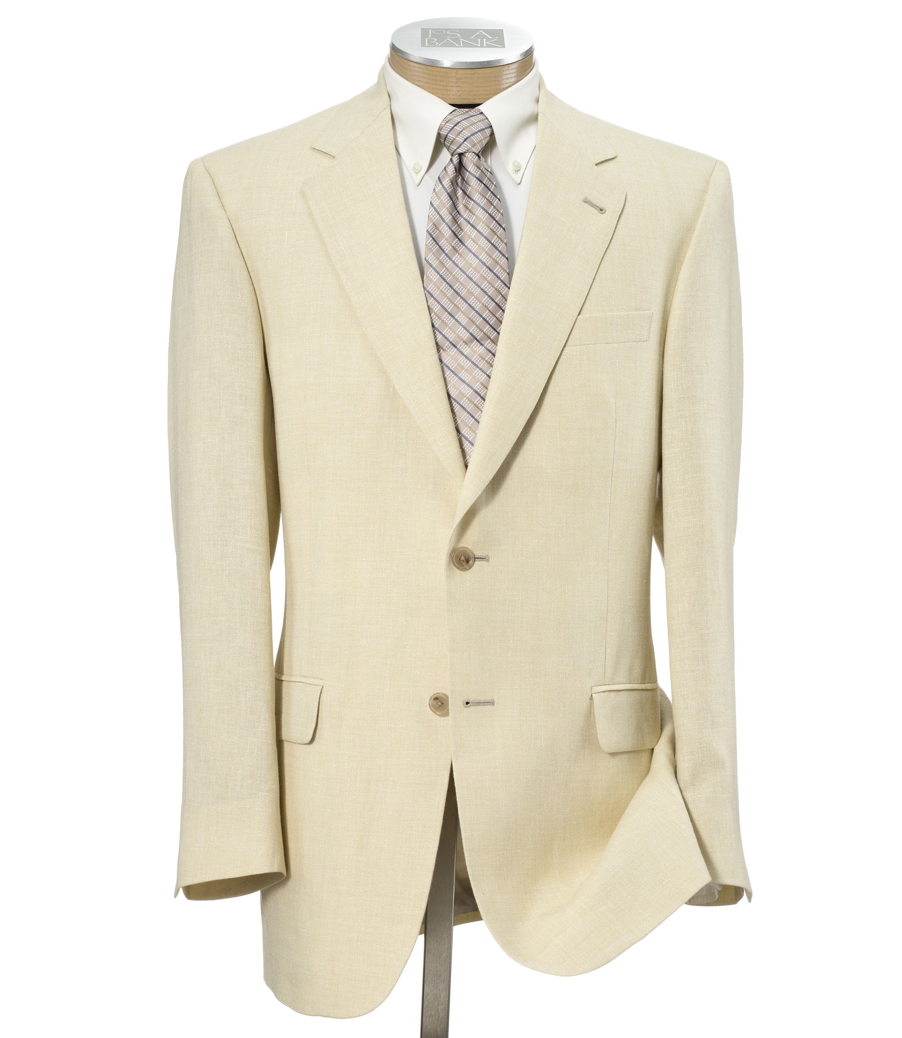 Tropical Blend 2-Button Linen/Wool Sportcoat- Sizes 44-52