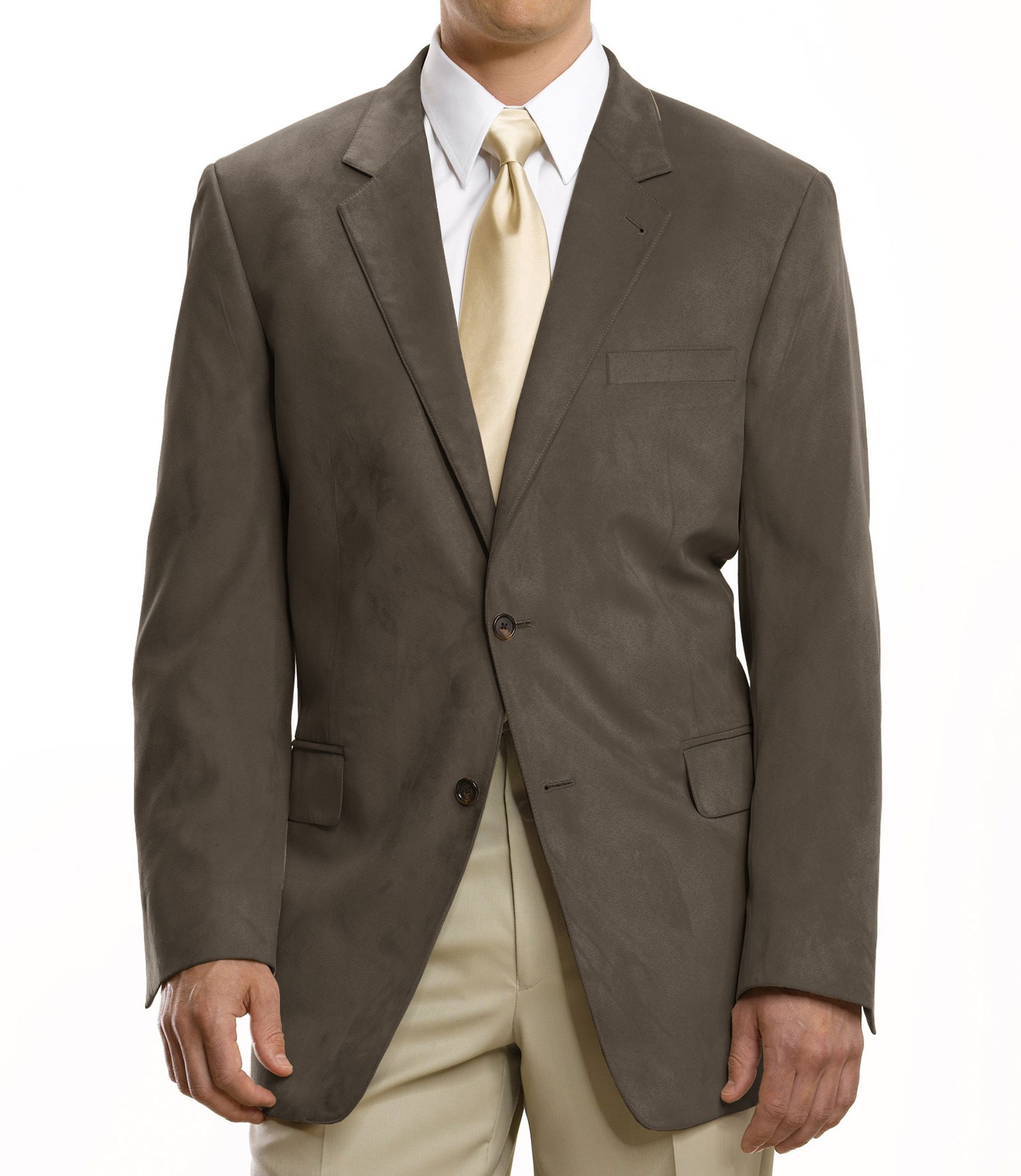 Executive 2-Button Sueded Microfiber Sportcoat- Sizes 44-52