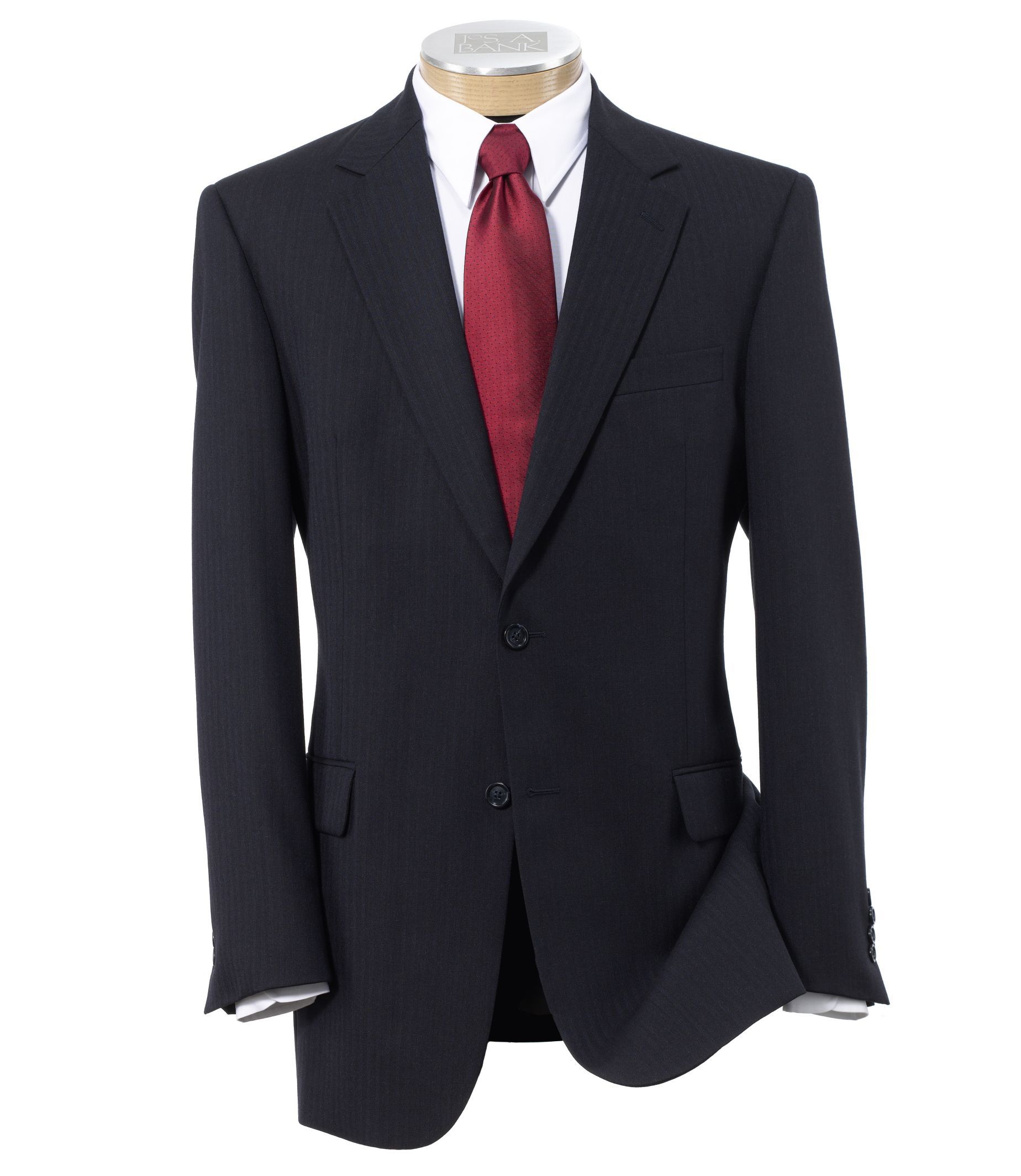 Factory Store Classic 2 Button Herringbone Suit