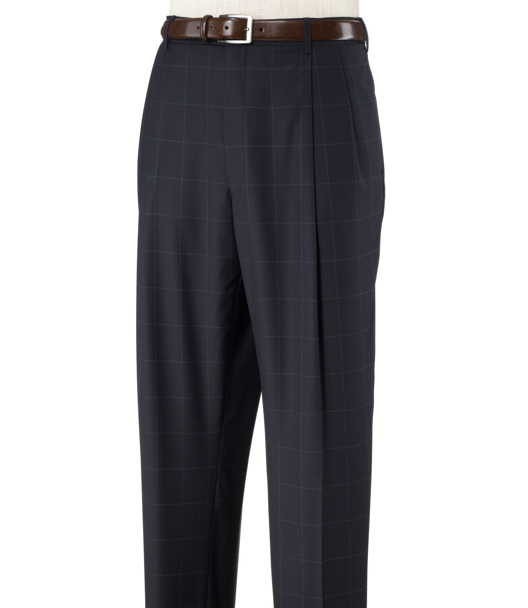 Signature Wool Pleated Trousers- Sizes 44-48