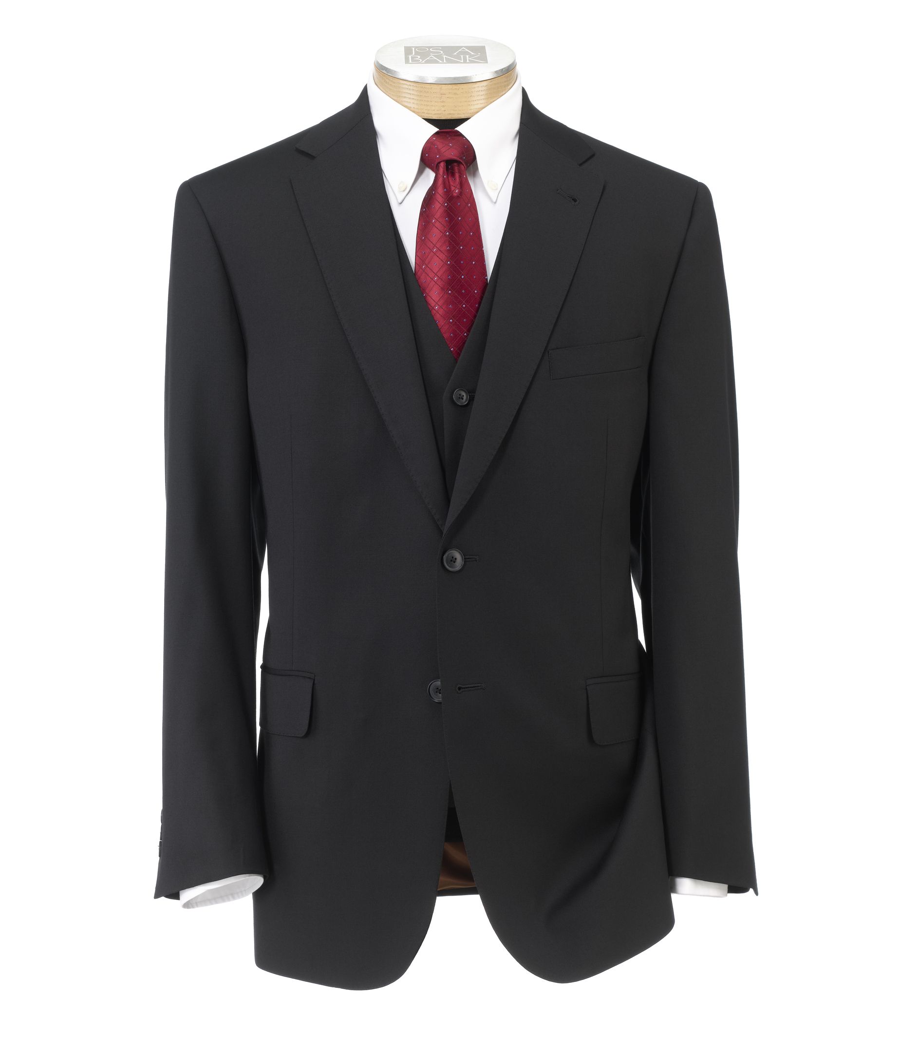 Joseph 2 Button Wool Vested Suit with Plain Trousers- Sizes 48-52