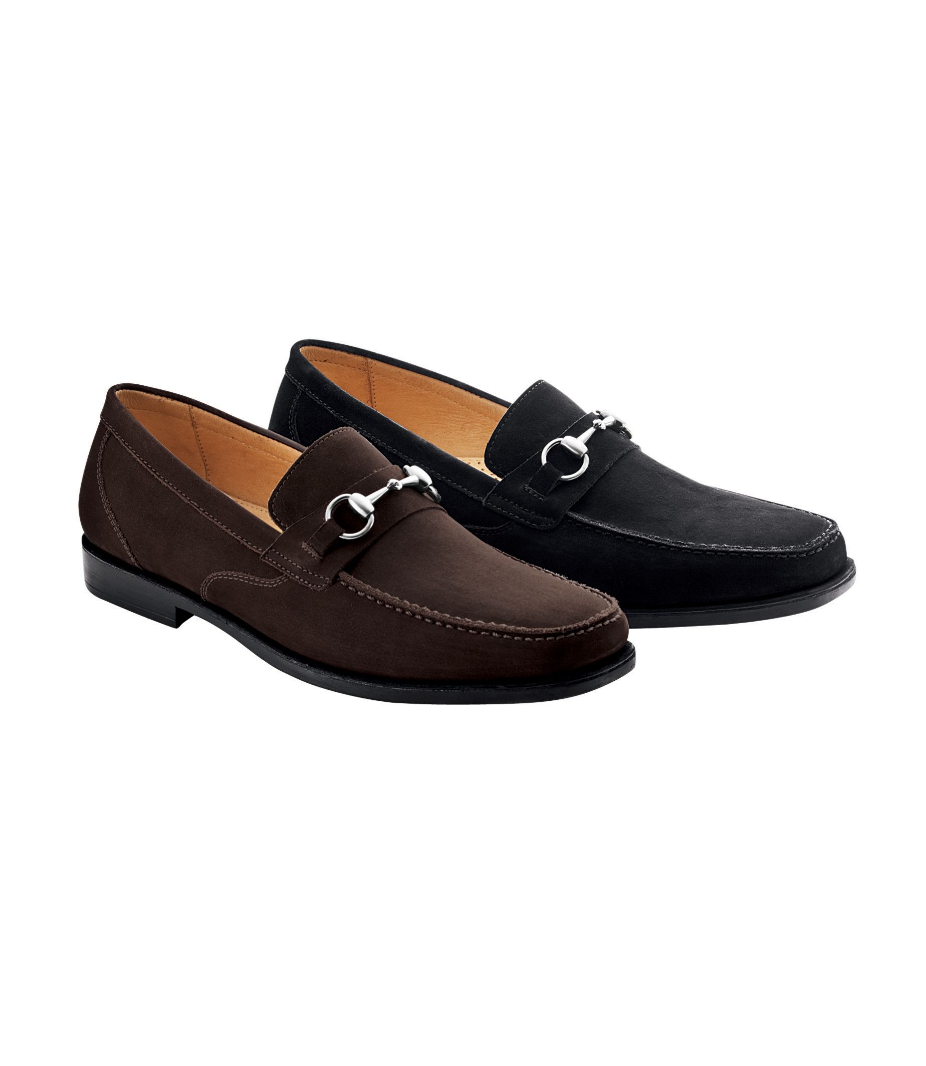 Nubuck Bit Shoe by Jos A. Bank