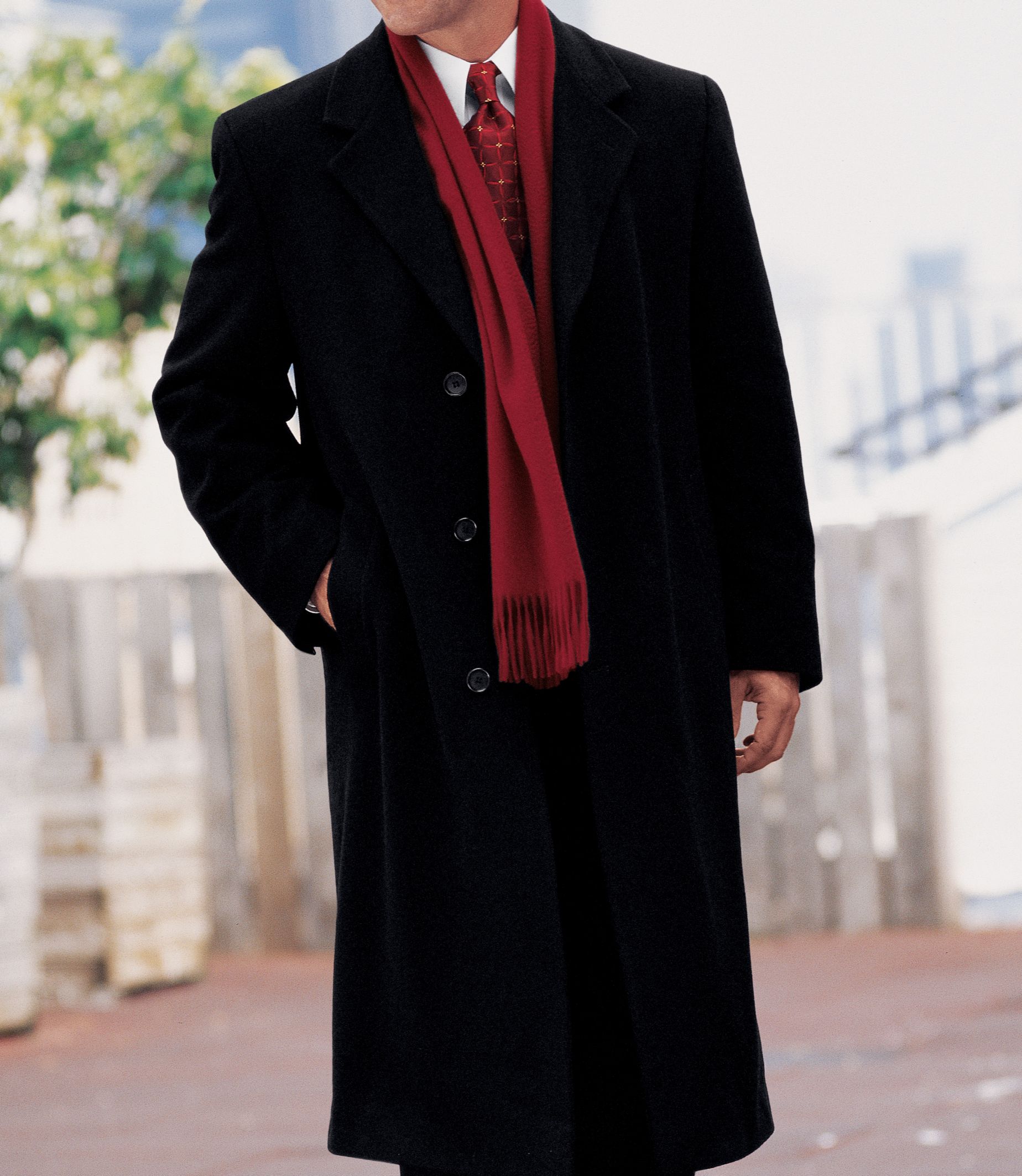 Signature Cashmere Big/Tall Topcoat- Sizes 54-56