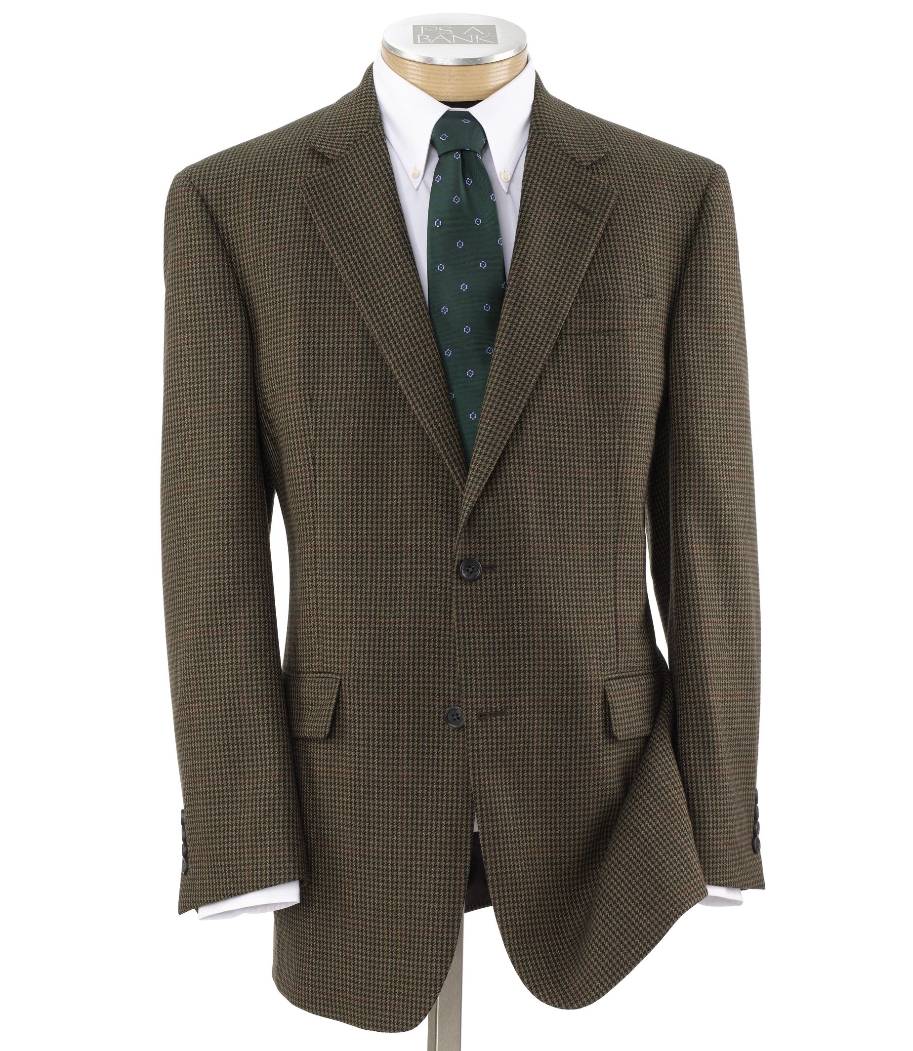 Fleece-Rich Merino Wool Executive 2 Button Sportcoat- Sizes 54-56