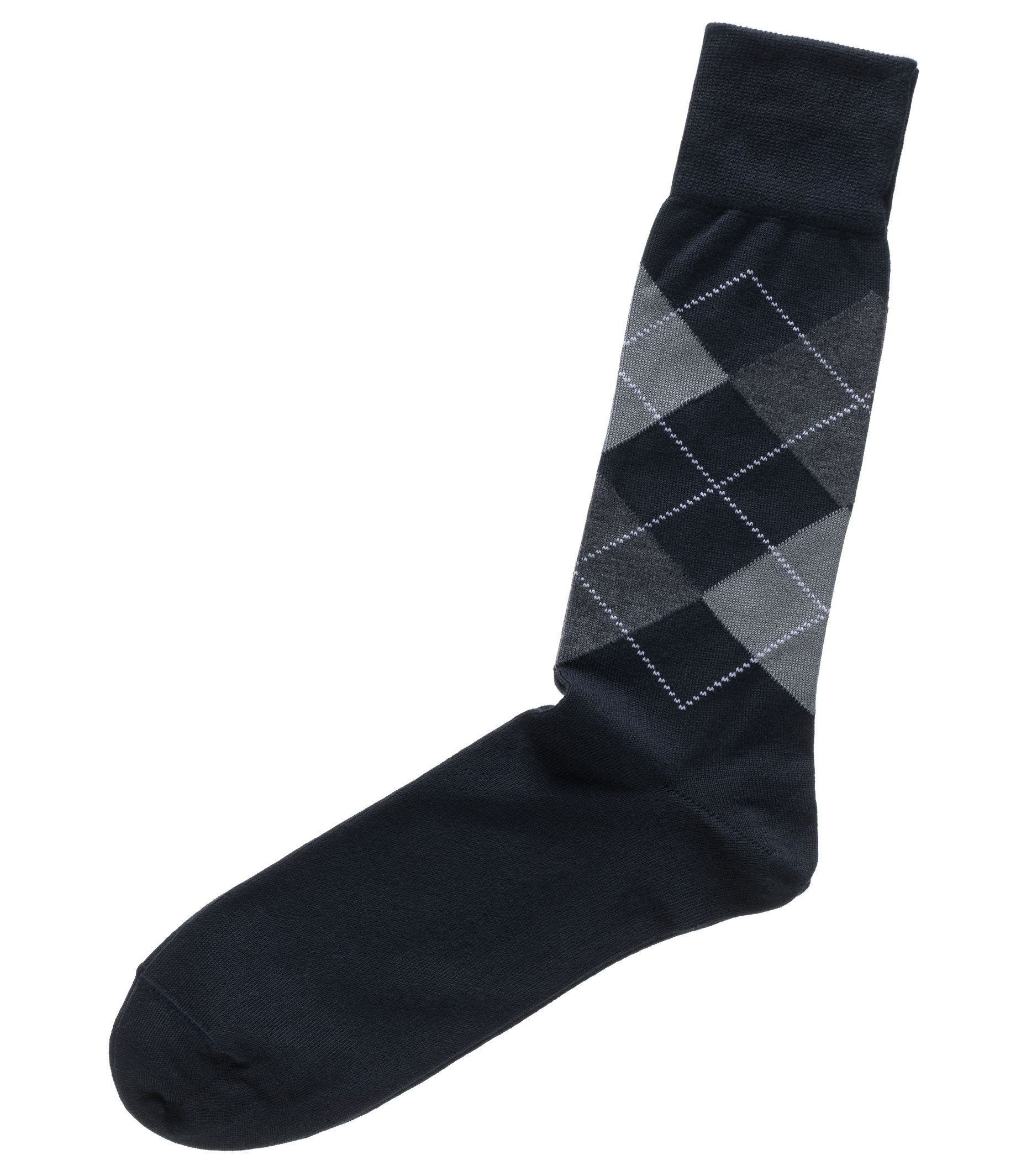 Dress Argyle Mid-Calf Socks