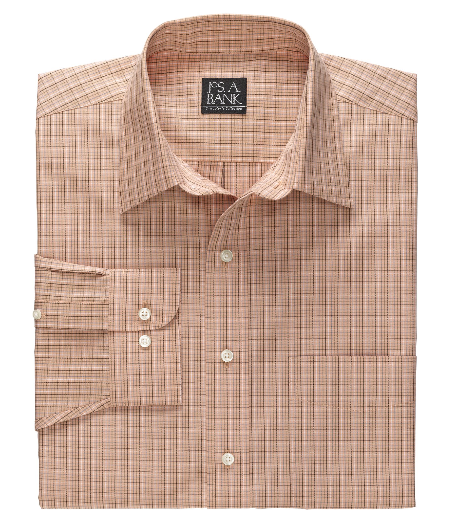 Traveler Long-Sleeve Point Collar Sportshirt