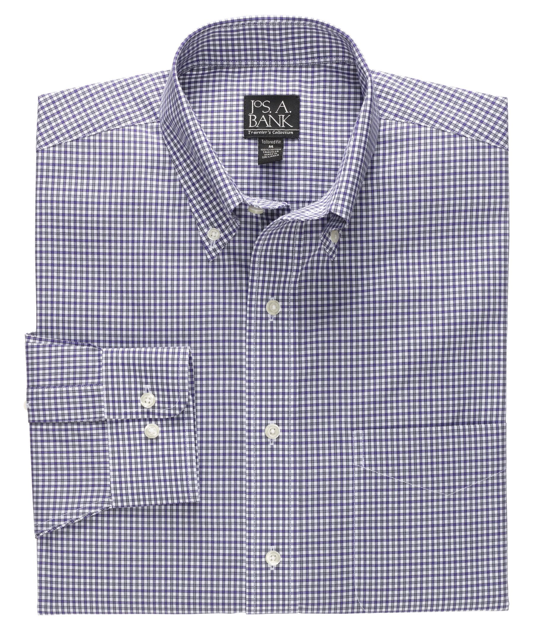 Traveler Tailored Fit Buttondown Long-Sleeve Sportshirt
