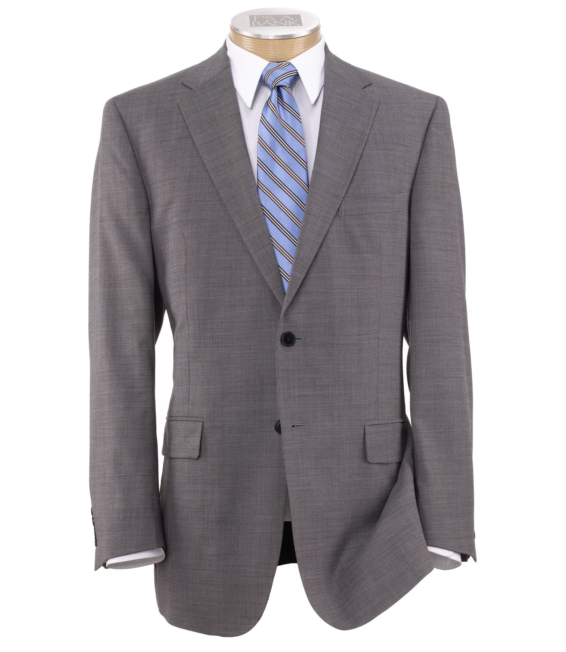 Traveler Tailored Fit 2-Button Suits Plain Front Trousers- Sizes 42-46 Extra Long