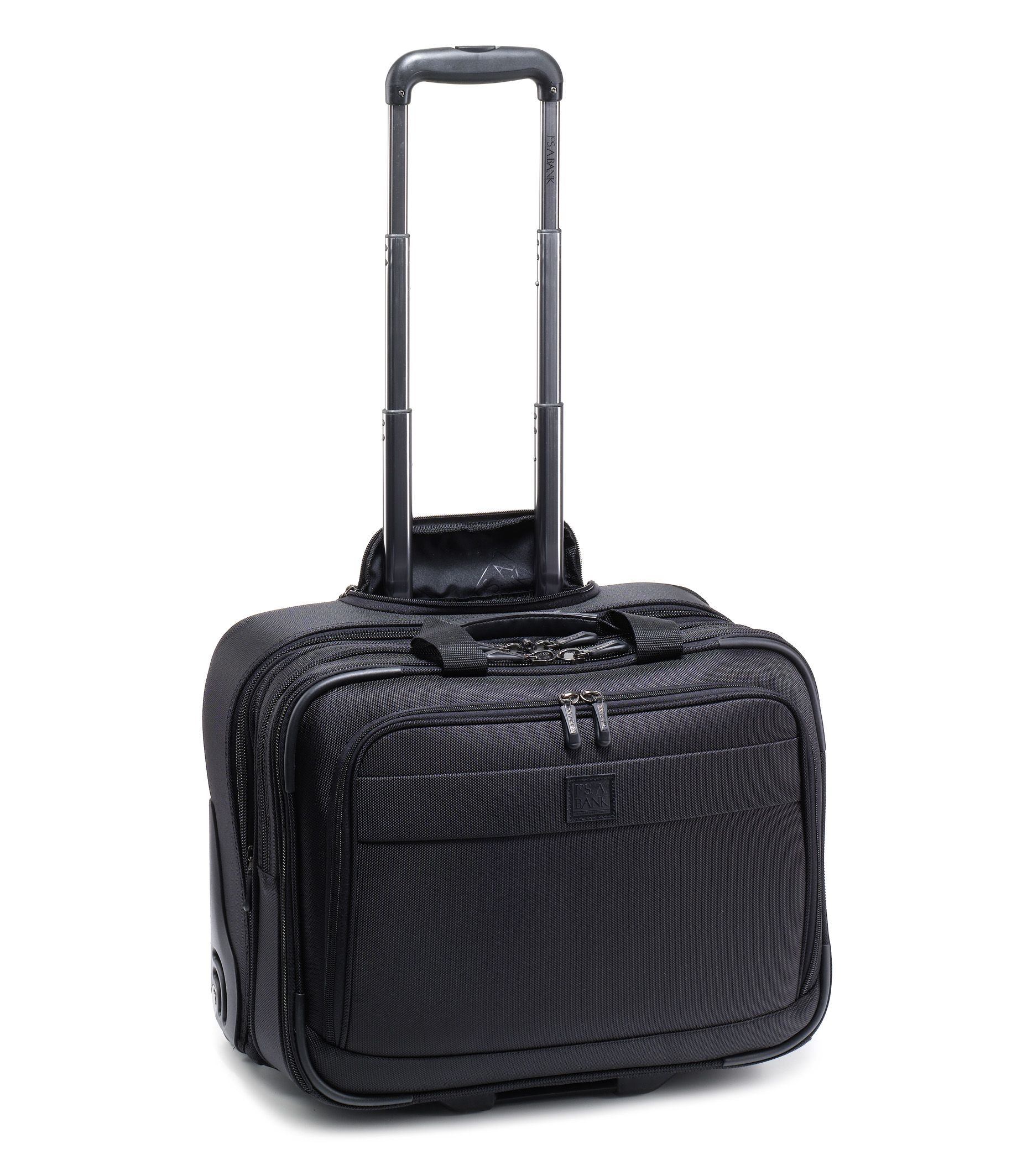 Black Rolling Briefcase Miva