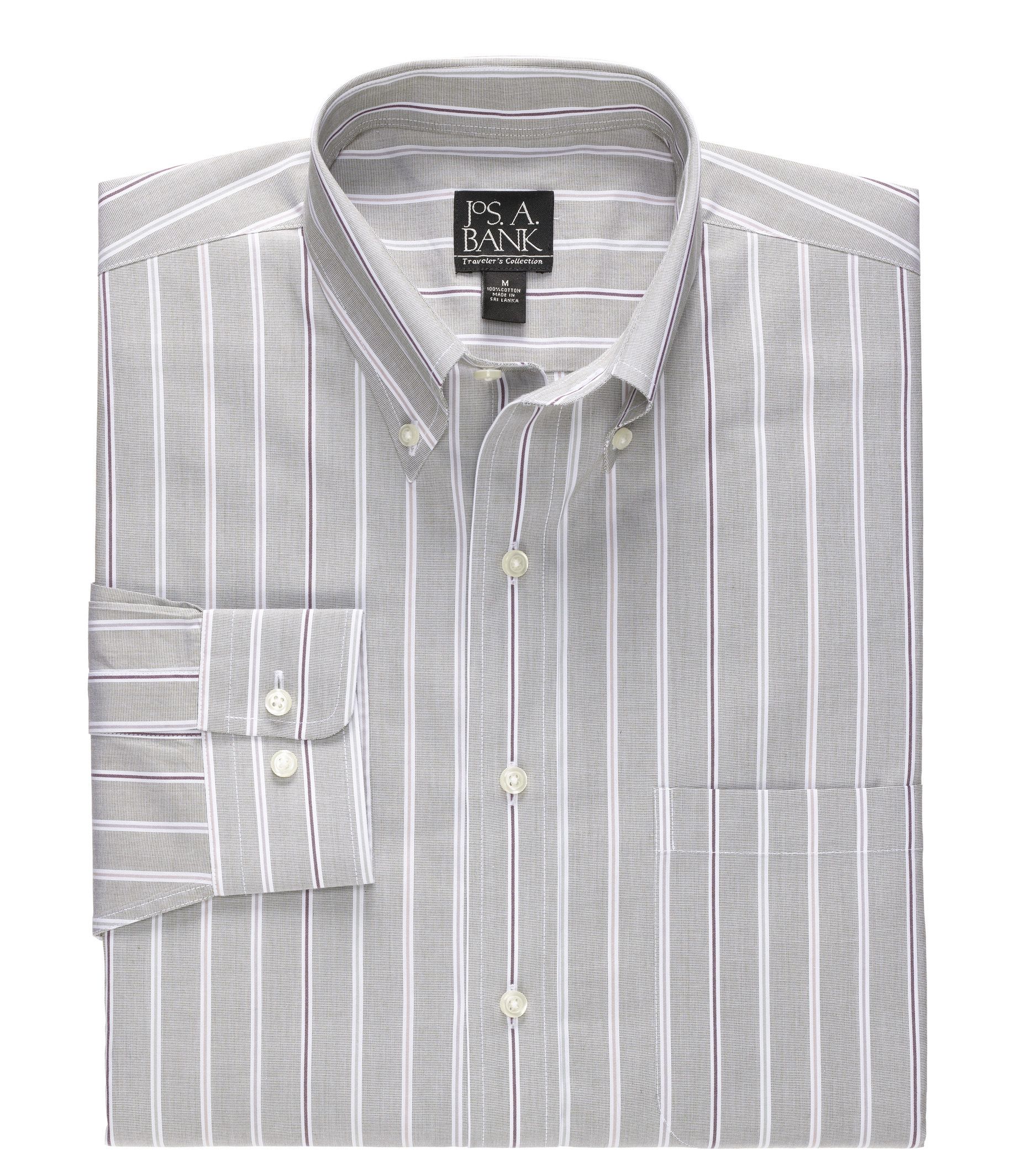 Traveler Long-Sleeve Buttondown Sportshirt