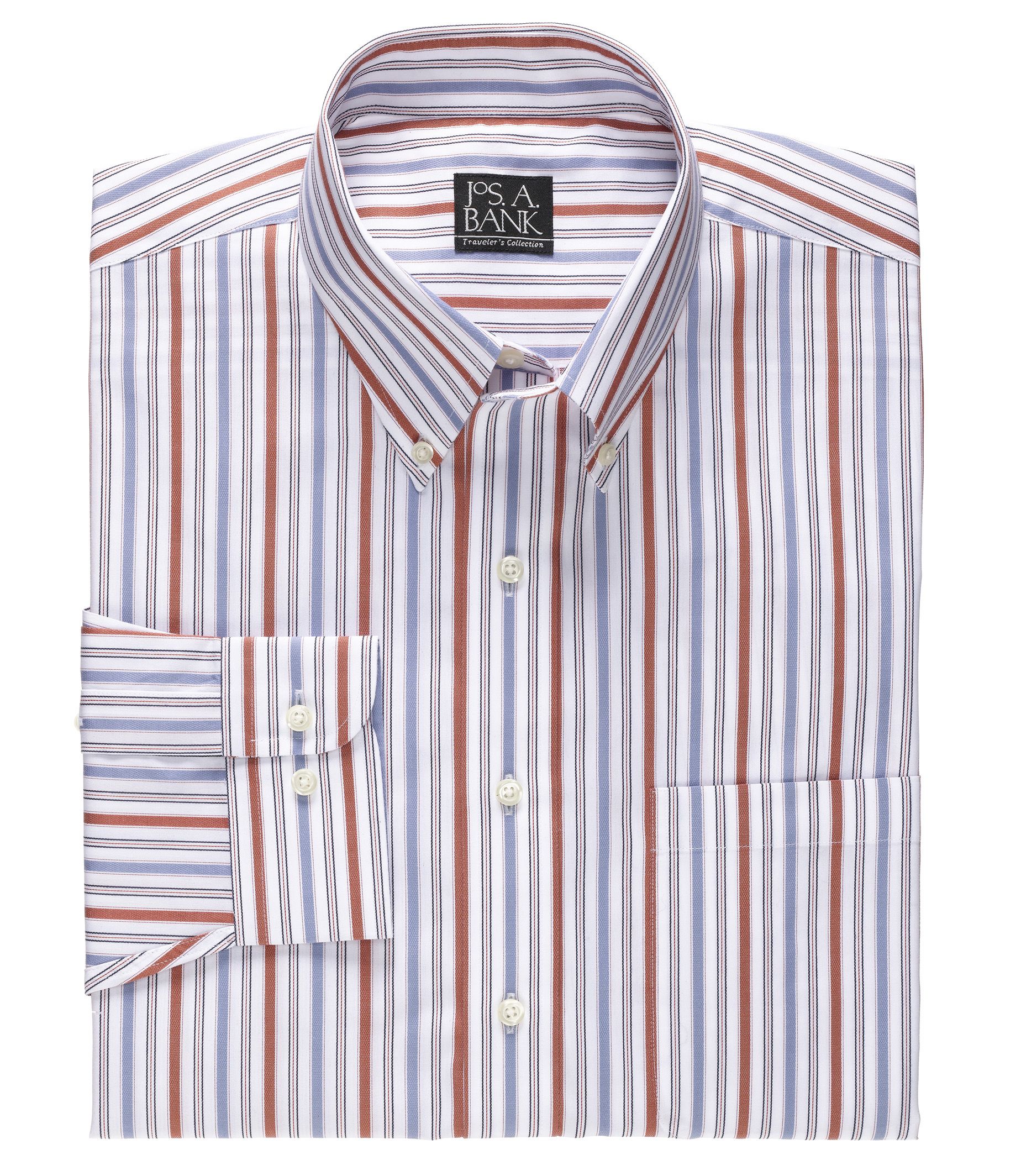 Traveler Long-Sleeve Buttondown Sportshirt