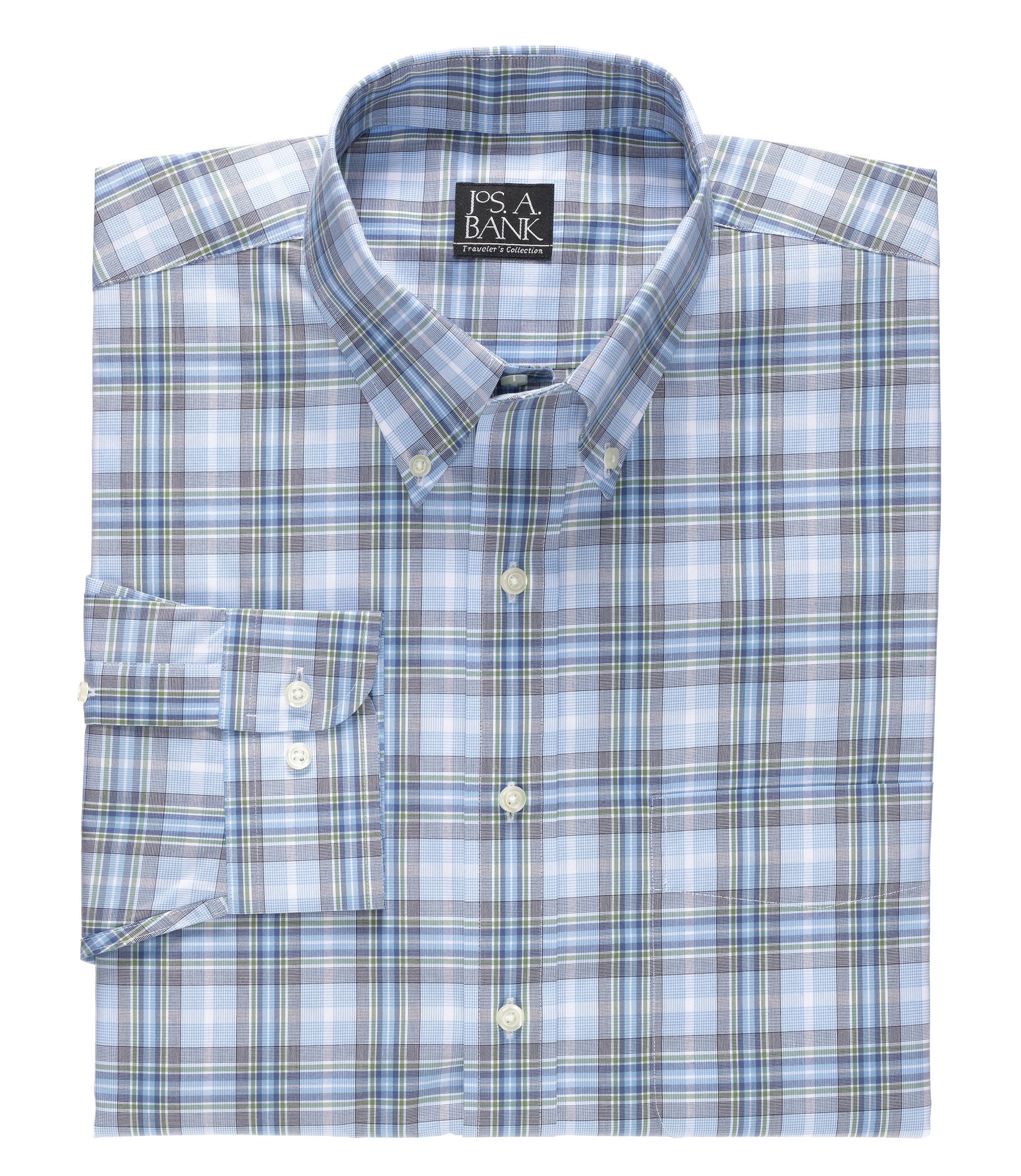 Traveler Long-Sleeve Buttondown Sportshirt
