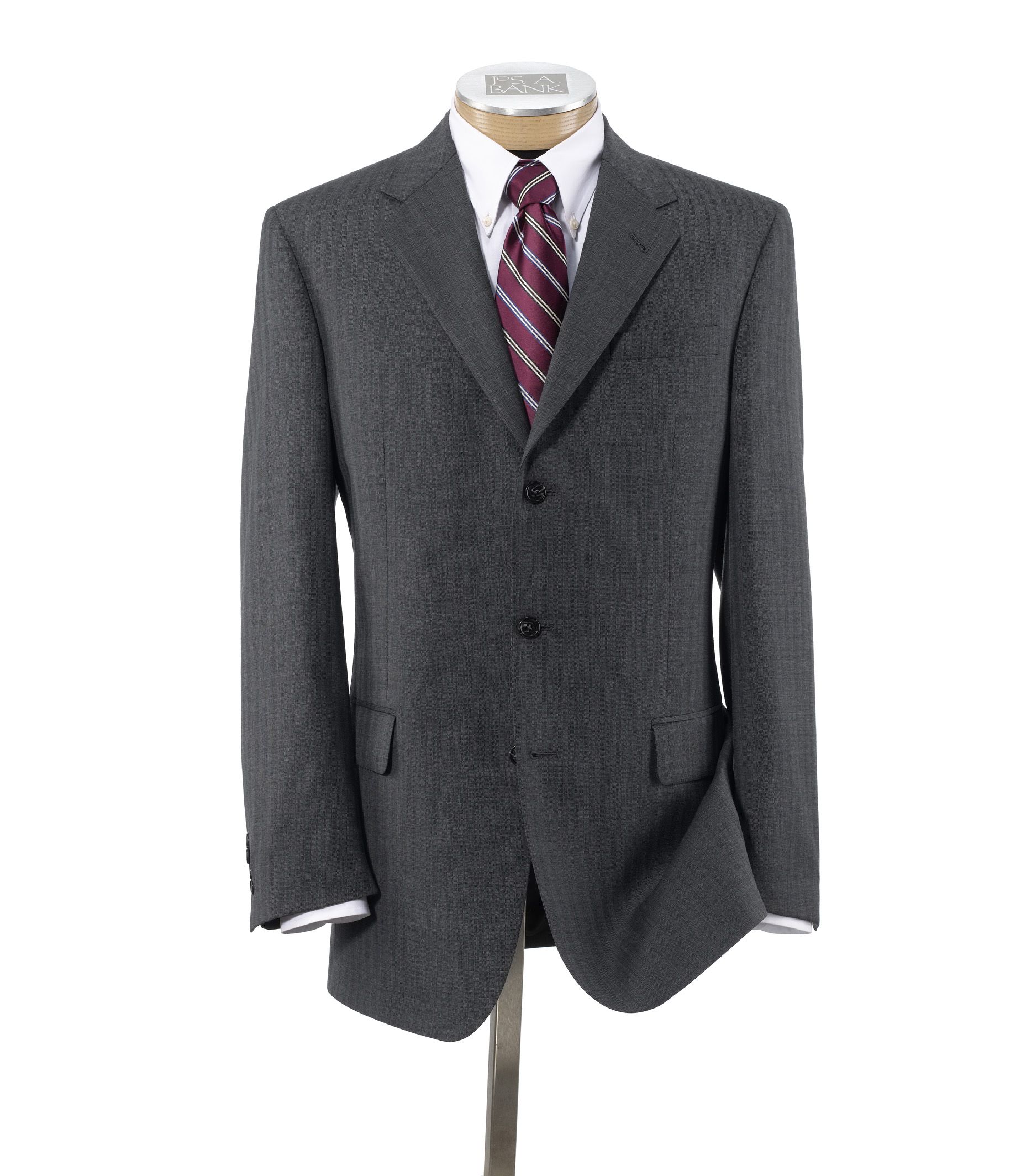 Signature 3-Button Wool Suit- Sizes 48-52