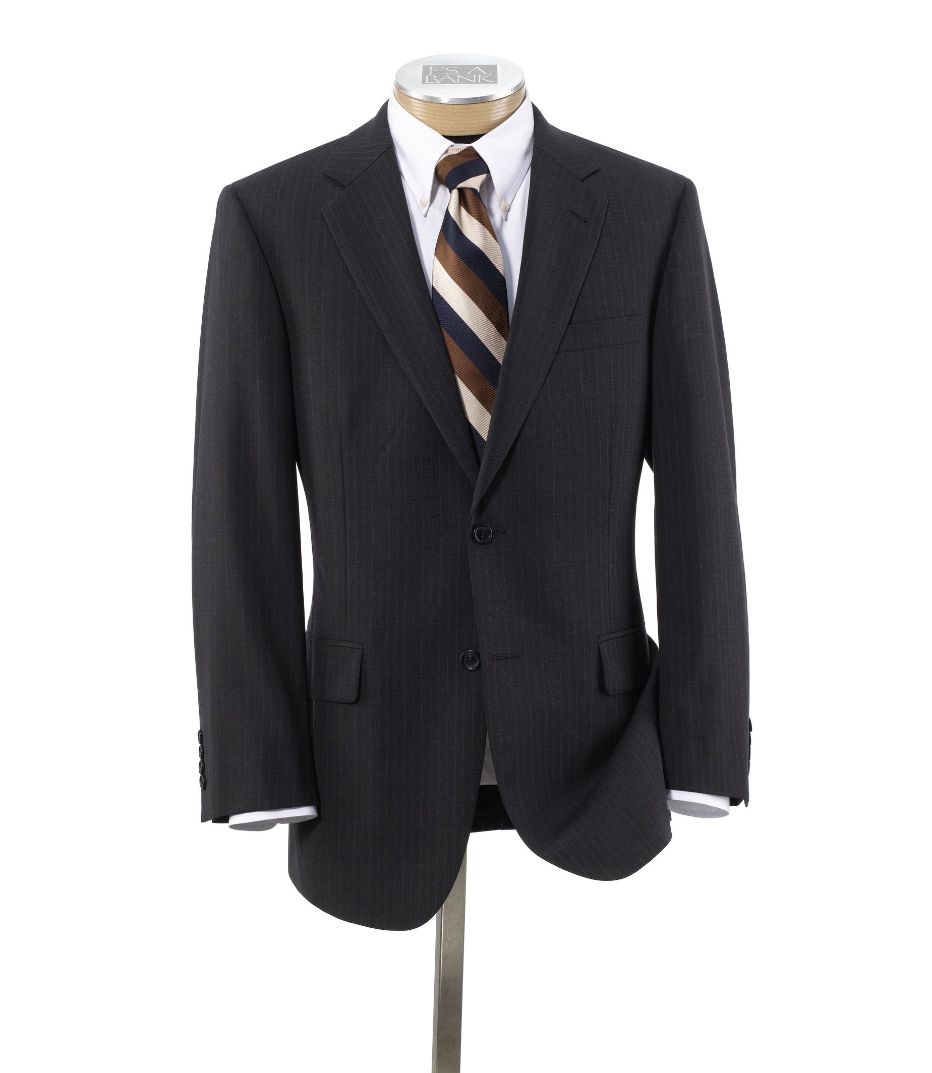 Executive 2-Button Wool Suit- Sizes 52-56