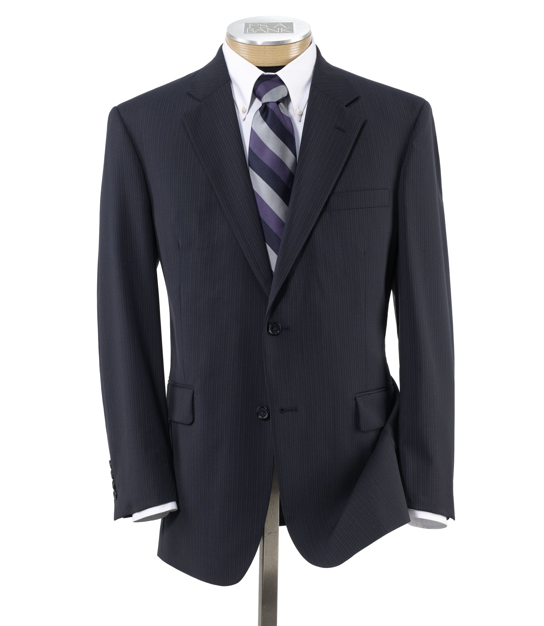 Executive 2-Button Wool Suit- Sizes 44 X-Long-52