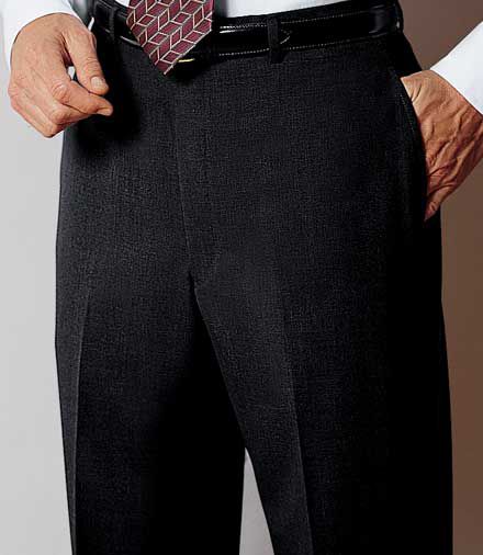 Signature Plain Front Trousers