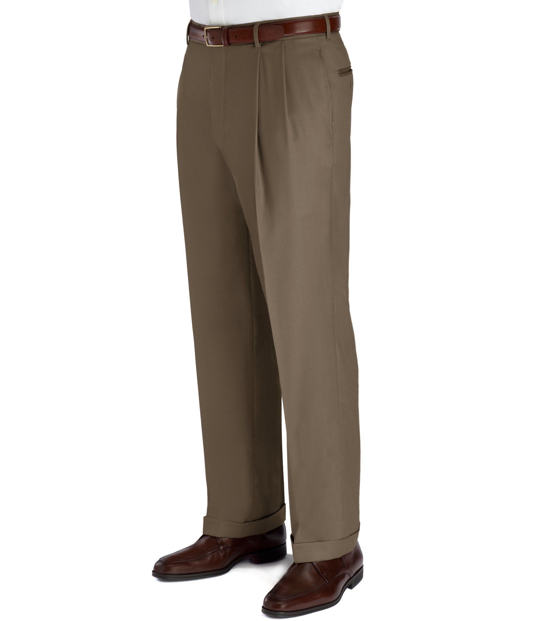 Signature Pleated Front Trousers- Sizes 44-48