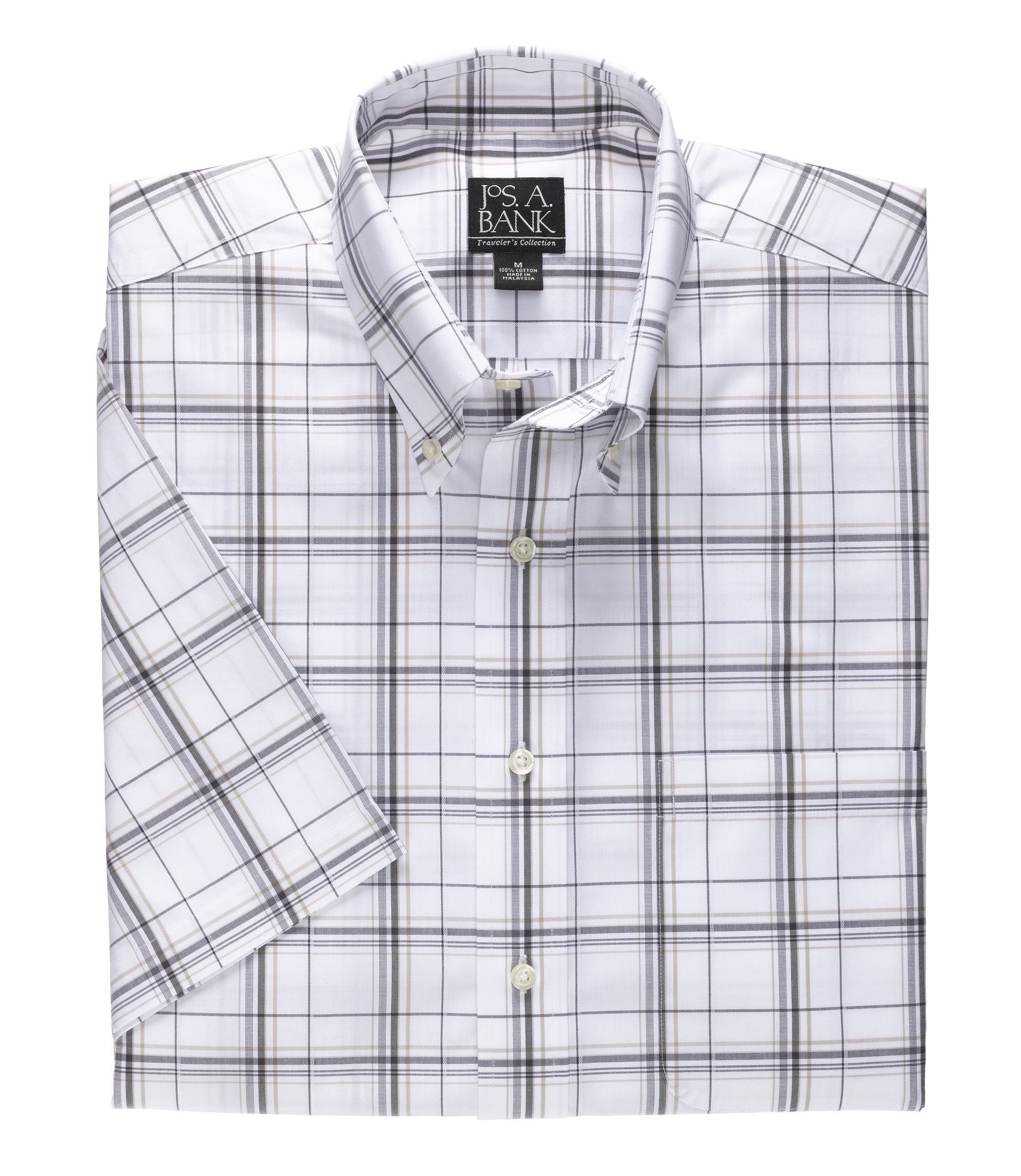 Traveler Short Sleeve Buttondown Collar Sportshirt