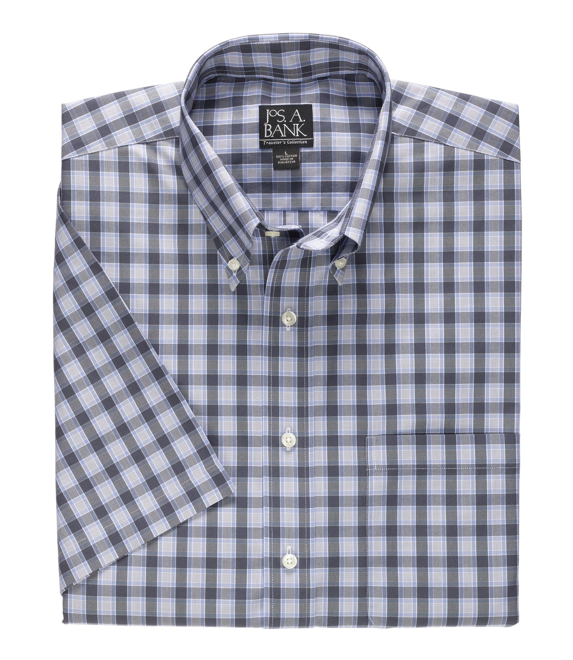 Traveler Short Sleeve Buttondown Collar Sportshirt
