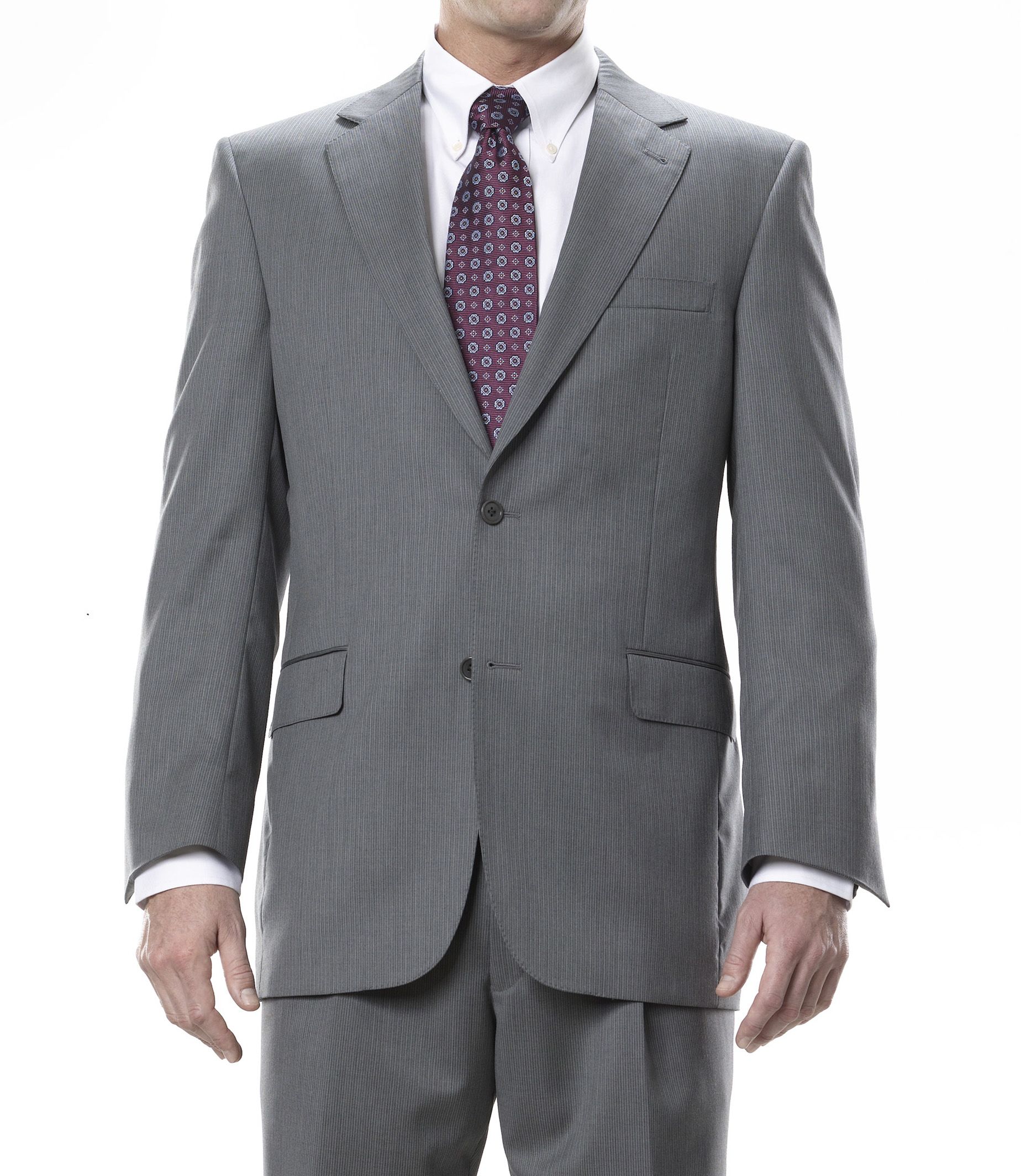 Signature Gold 2-Button Wool Suit- Sizes 48-52
