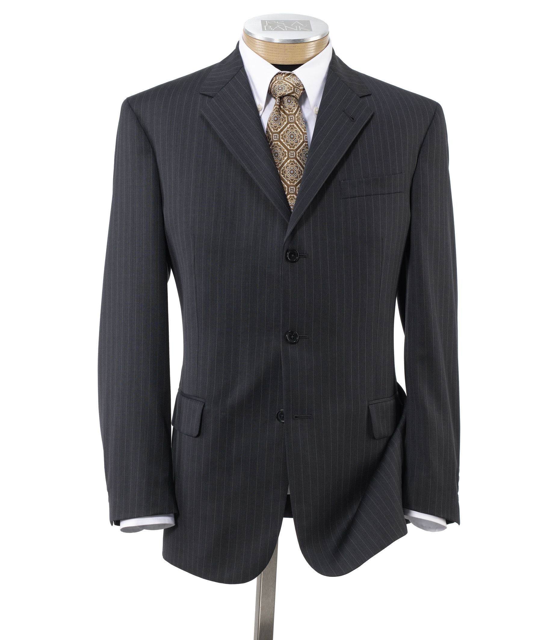 Signature 3-Button Wool Suit- Sizes 44-52
