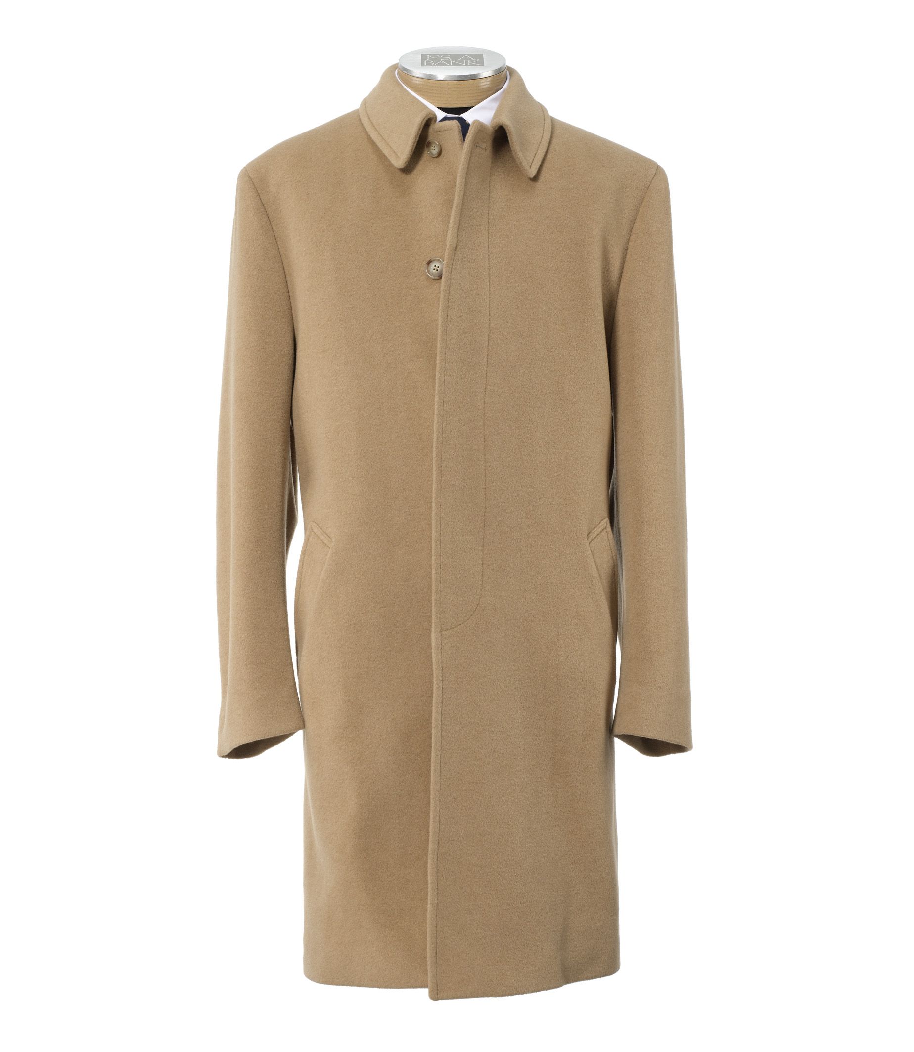 Camel Hair 3/4 Length Topcoat
