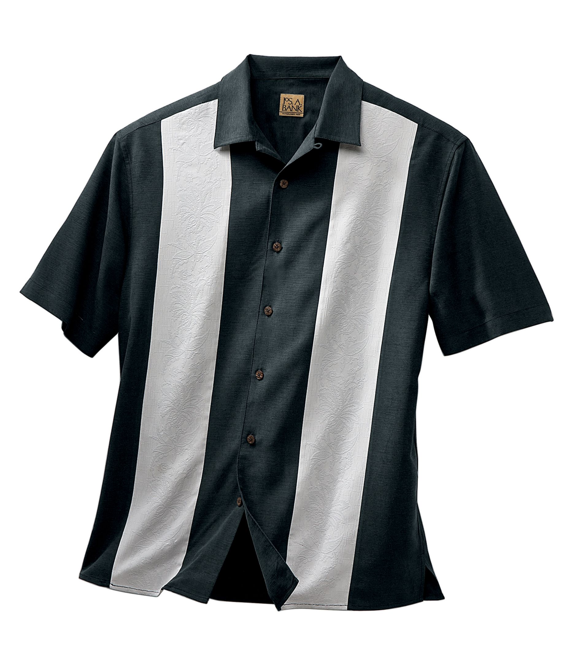 VIP Silk Panel Jacquard Short Sleeve Sportshirt