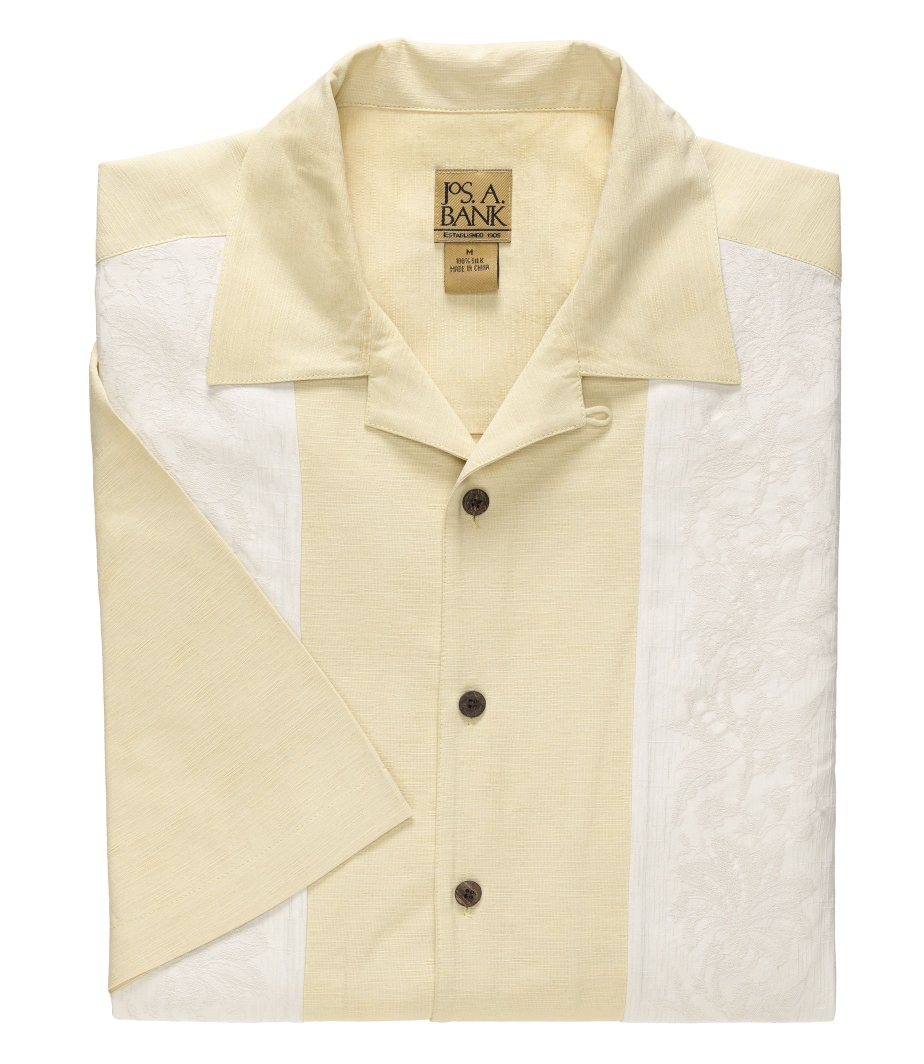 VIP Silk Panel Jacquard Short Sleeve Sportshirt
