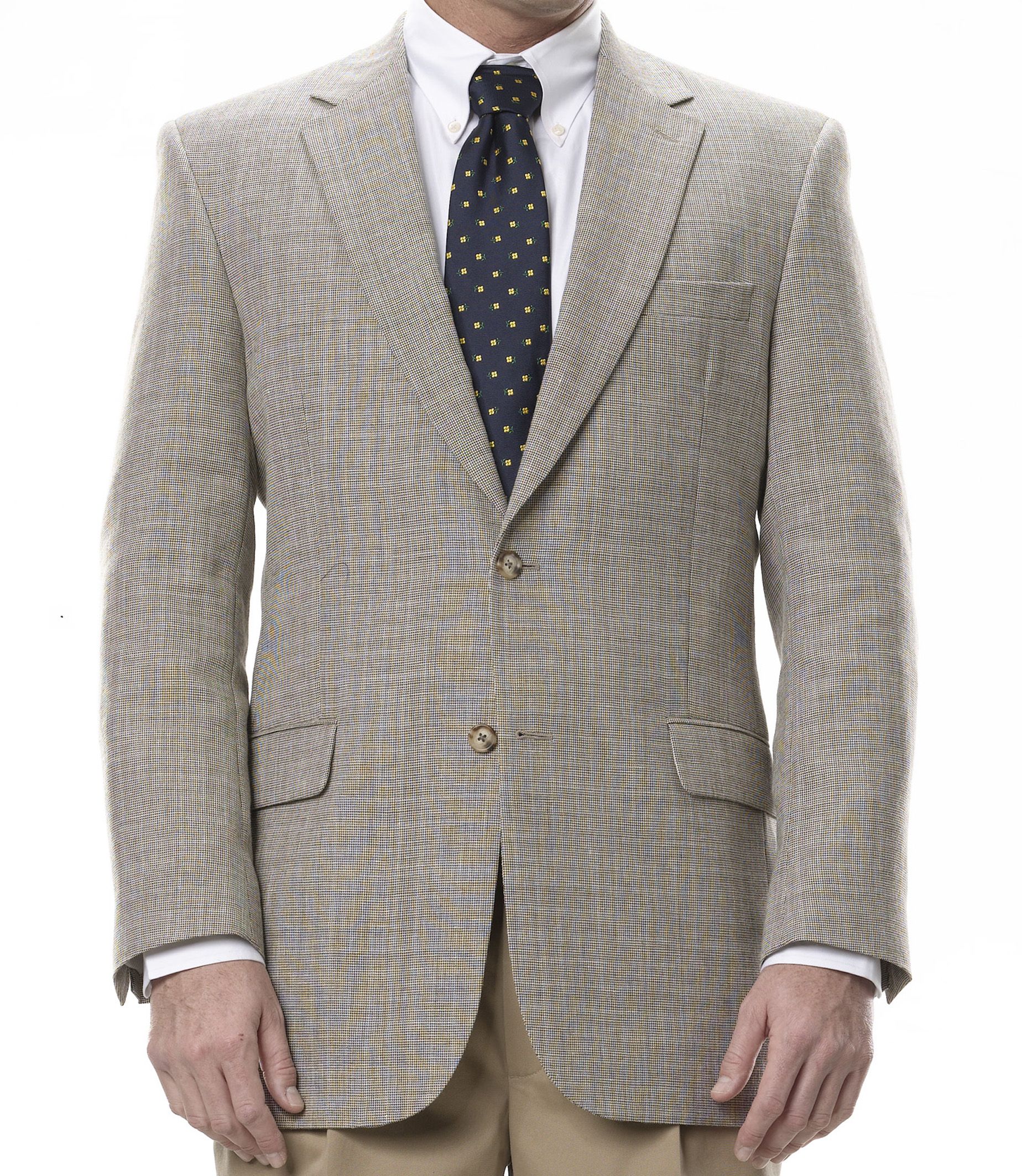 Tropical Blend 2-Button Linen/Wool Sportcoat