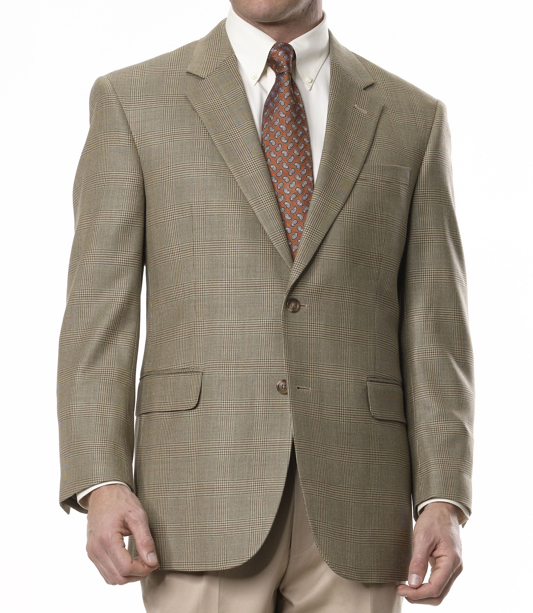 Executive 2-Button Silk/Wool Sportcoat- Sizes 54-56