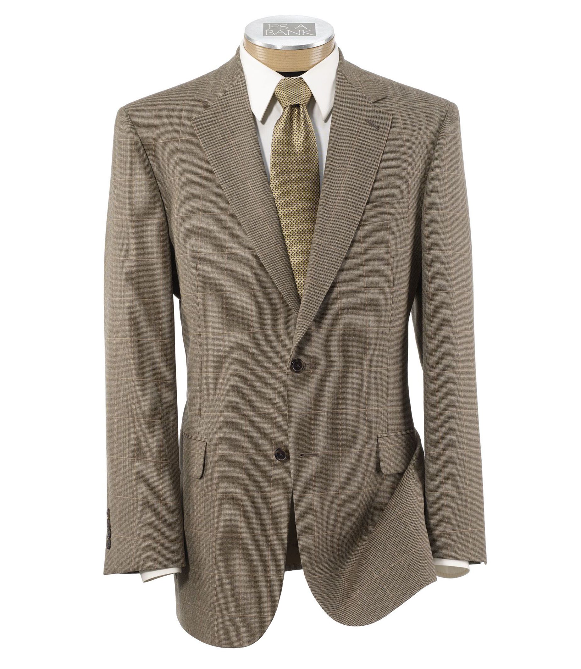 Signature 2-Button Silk/Wool Patterned Sportcoat