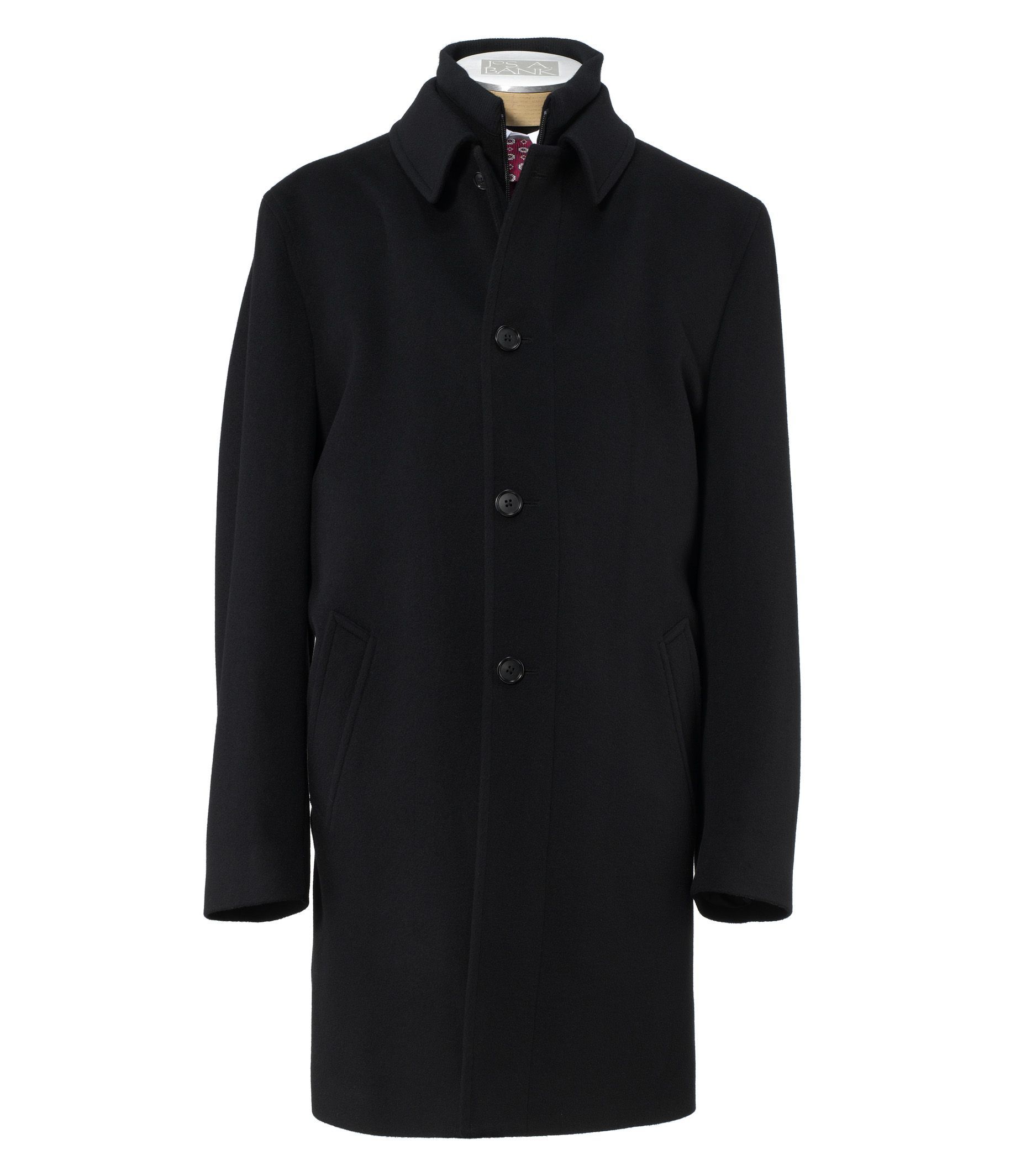 Double Collar Imperial Blend 3/4 Length Topcoat