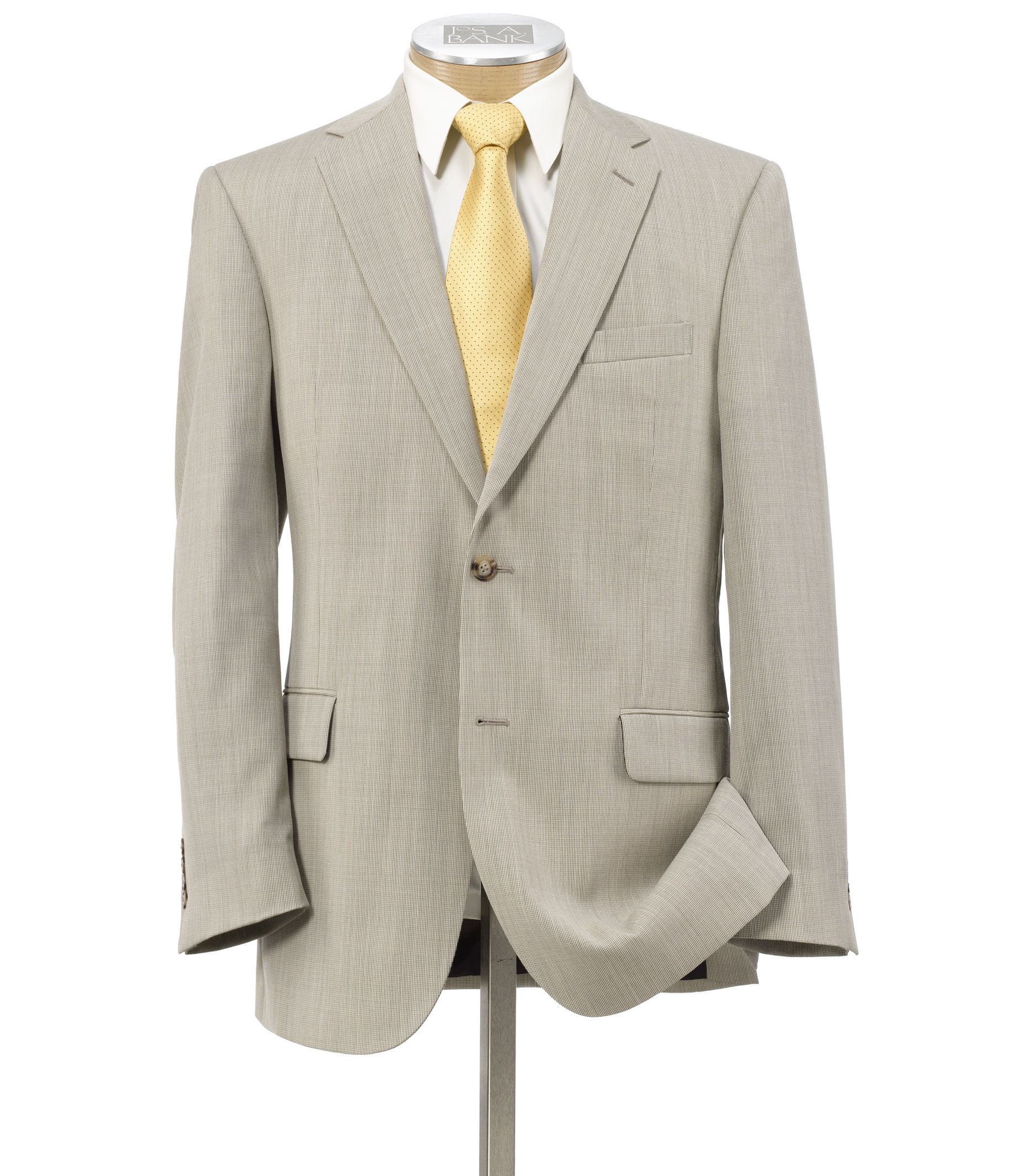 Traveler Tailored Fit 2-Button Suits Pleated Front