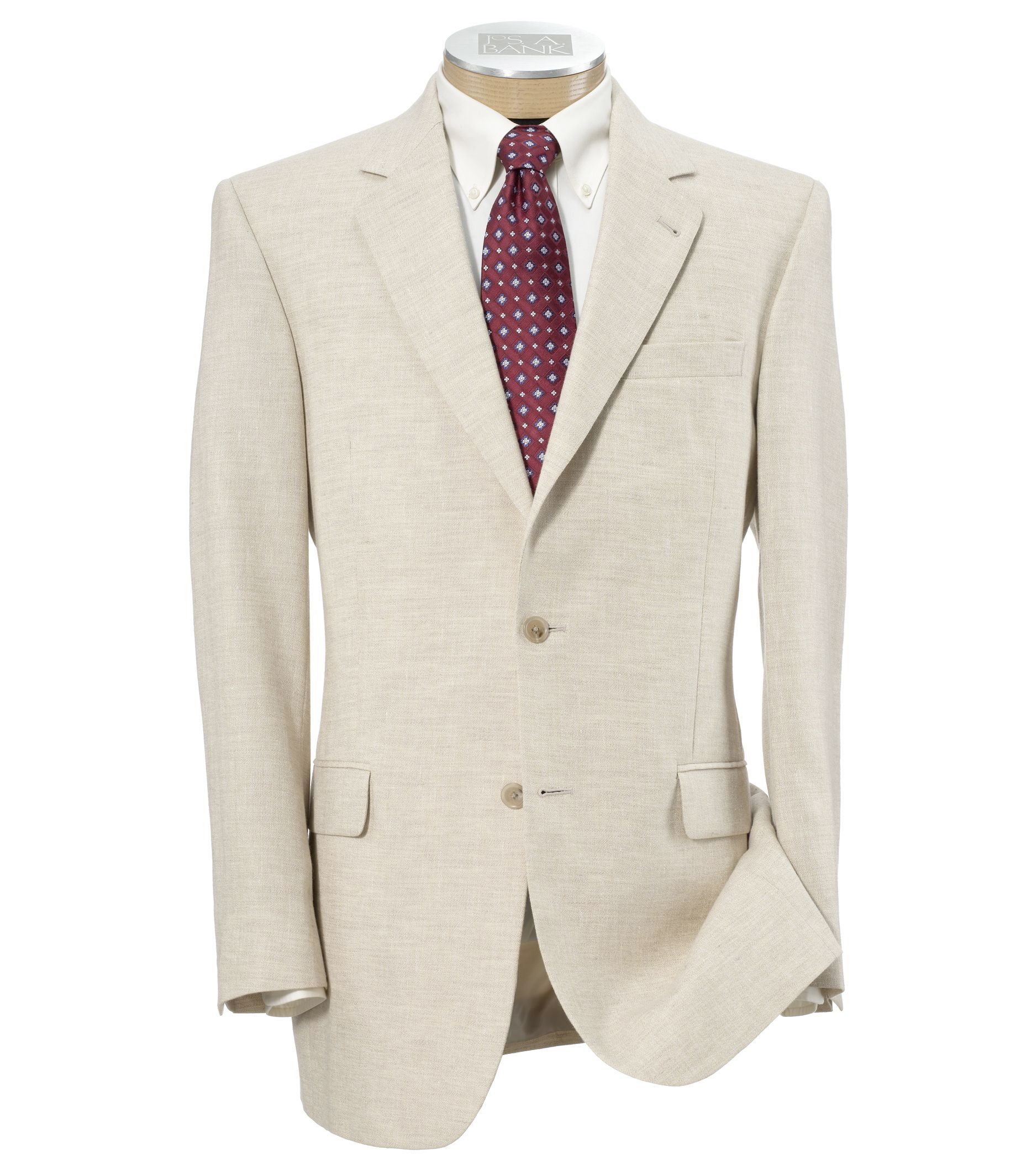 Tropical Blend 2-Button Linen/Wool Sportcoat- Sizes 52-60