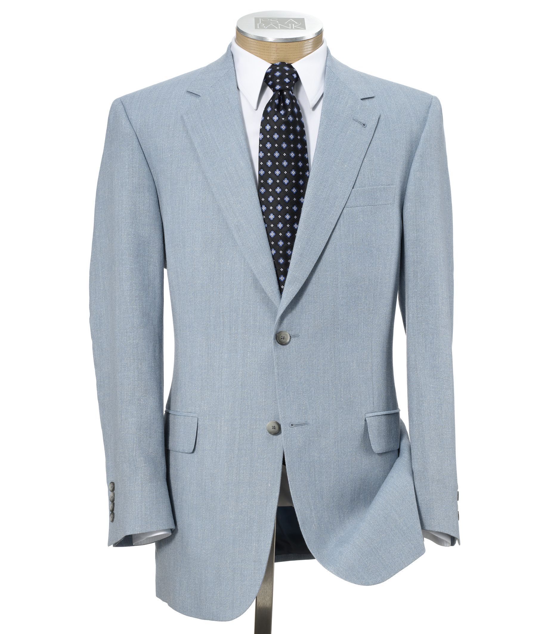 Tropical Blend 2-Button Linen/Wool Sportcoat- Sizes 52-60