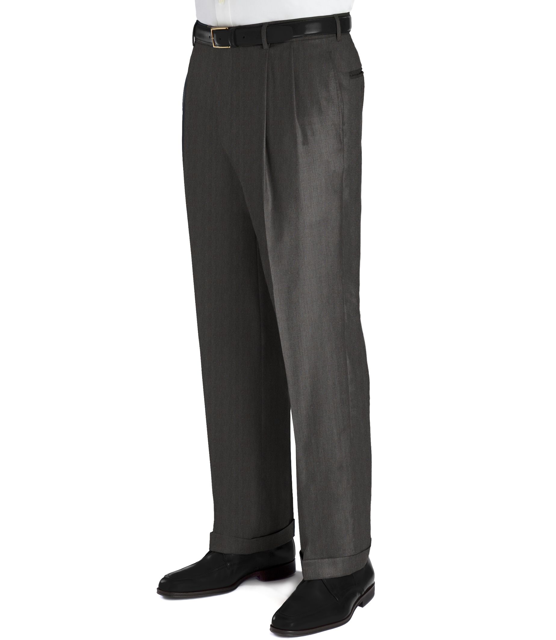 Signature Pleated Trousers Portly- size 40-50