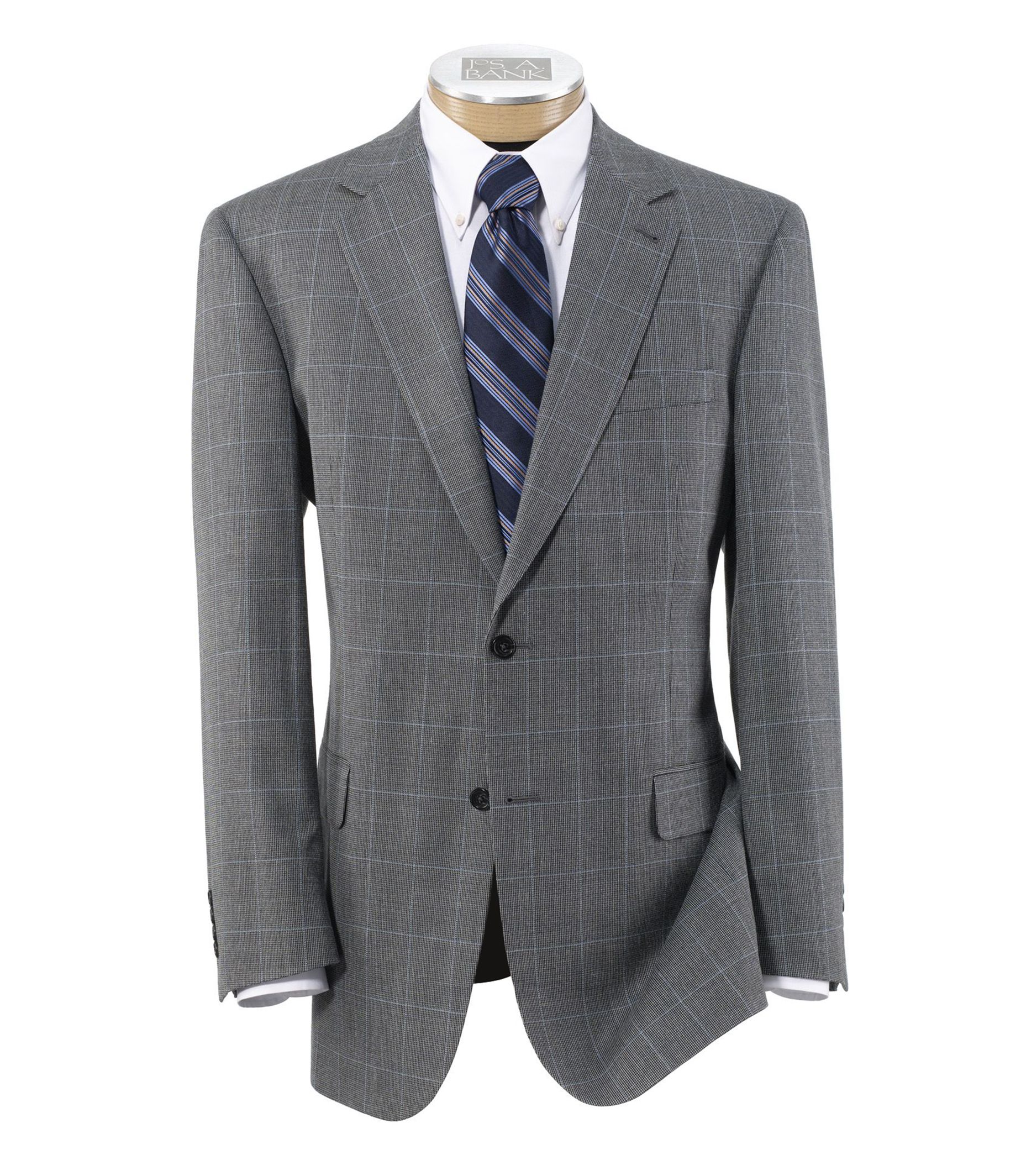 Signature 2-Button Silk/Wool Patterned Sportcoat