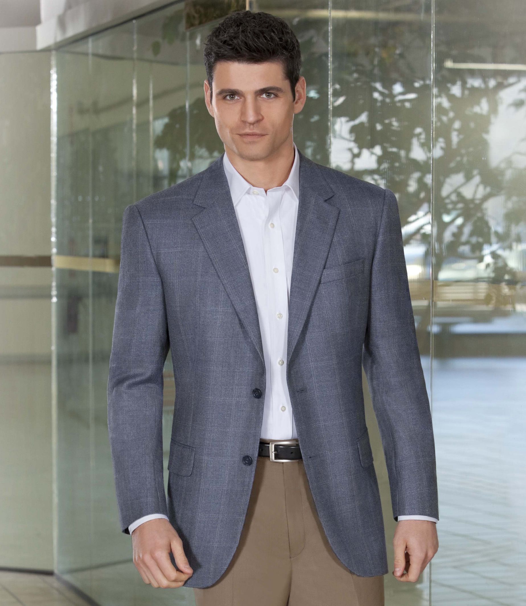 Executive 2-Button Silk/Wool Sportcoat- Sizes 48-52