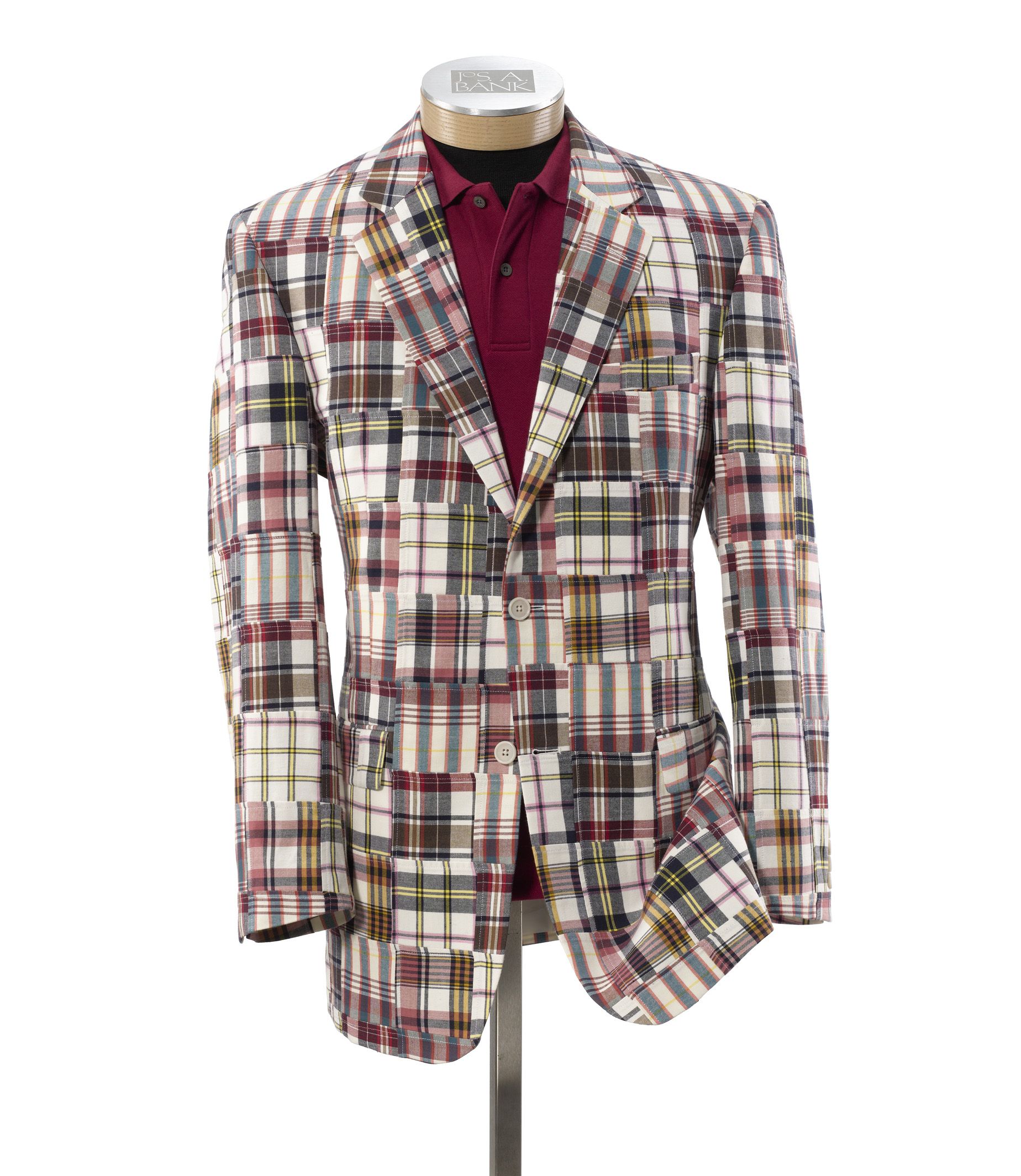Patchwork Madras 2-Button Sportcoat