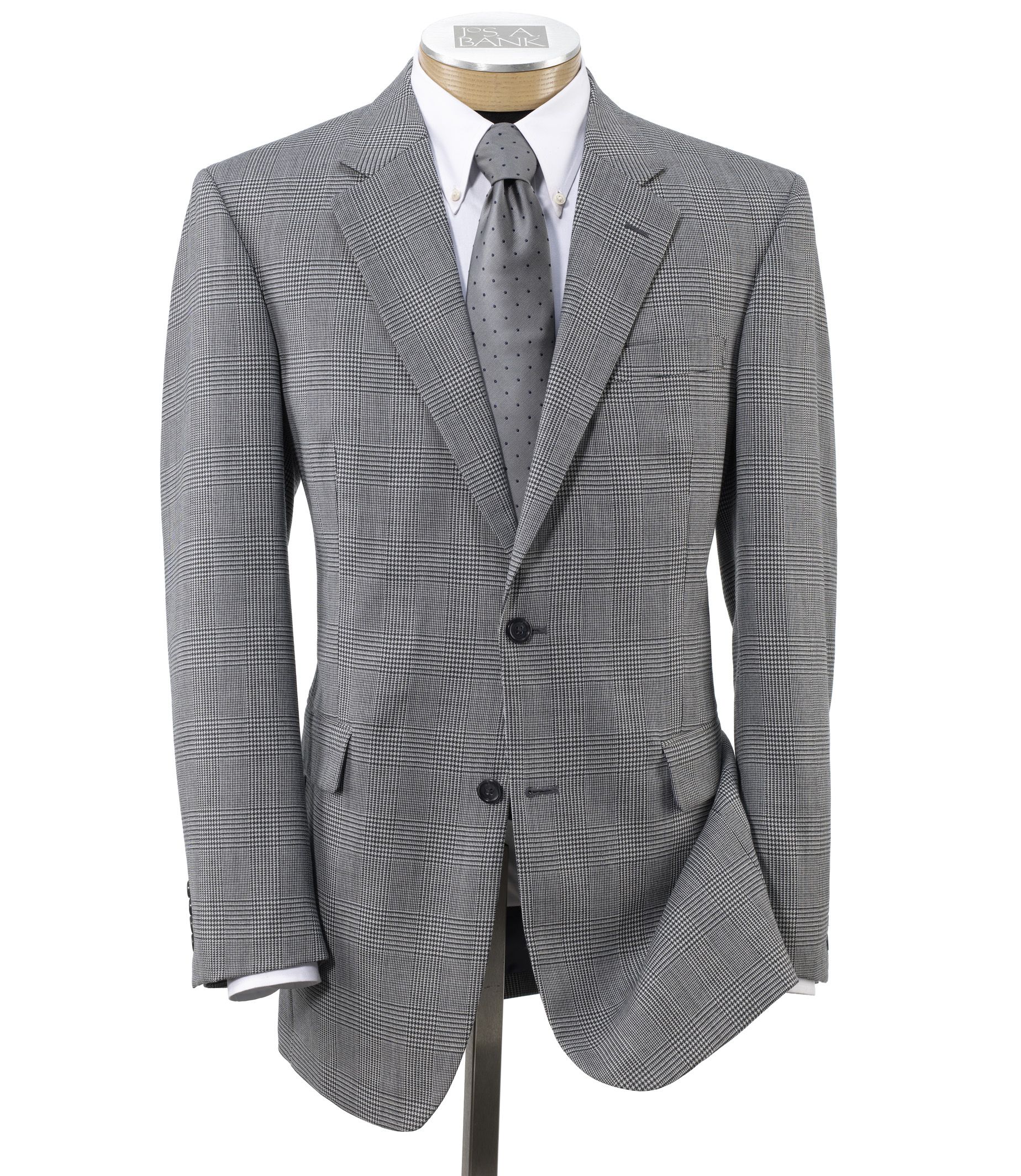 Factory Store 2-Button Plaid Sportcoat